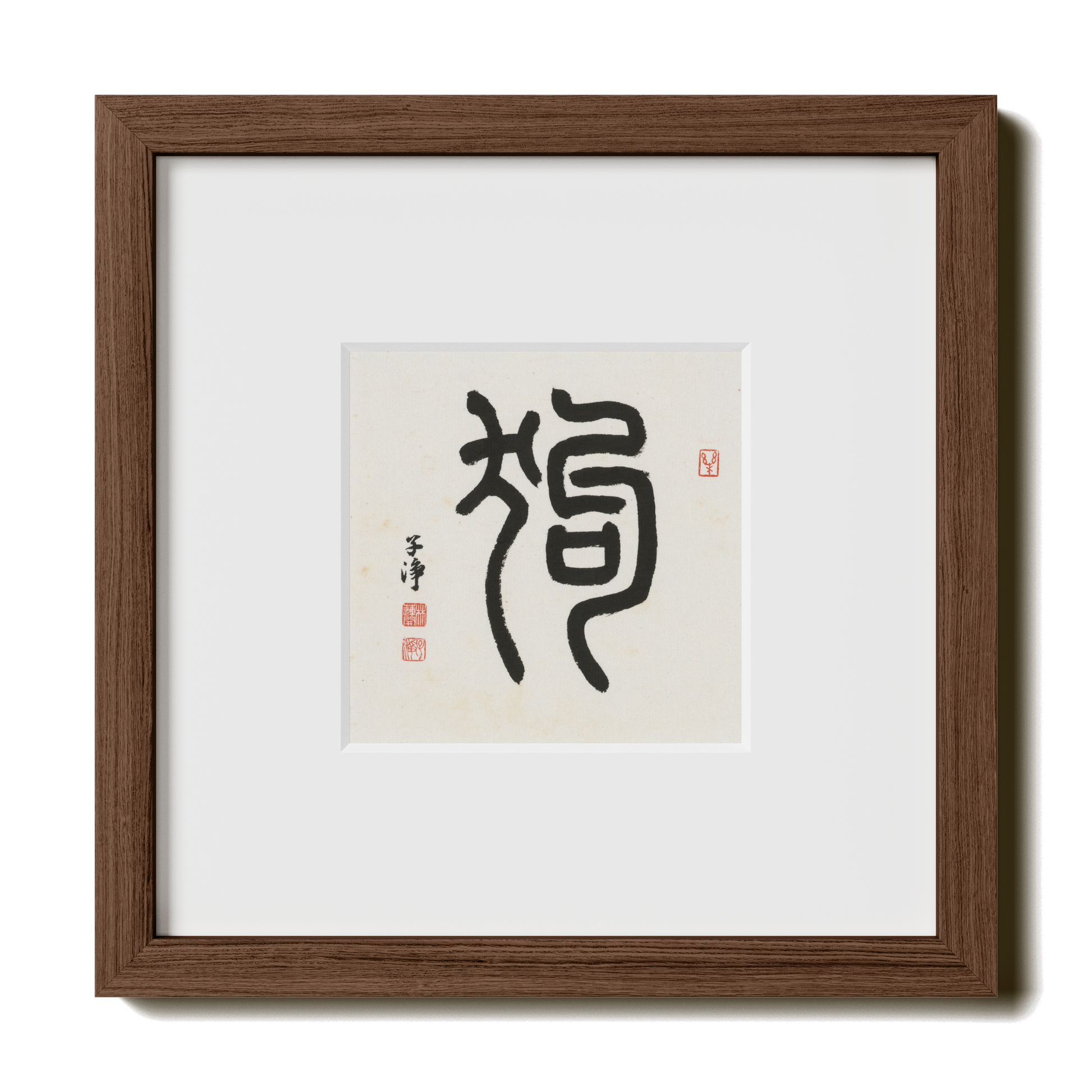 Thumbnail Label: 10X10" Walnut Premium Oak | Gallery Source: Transparent
