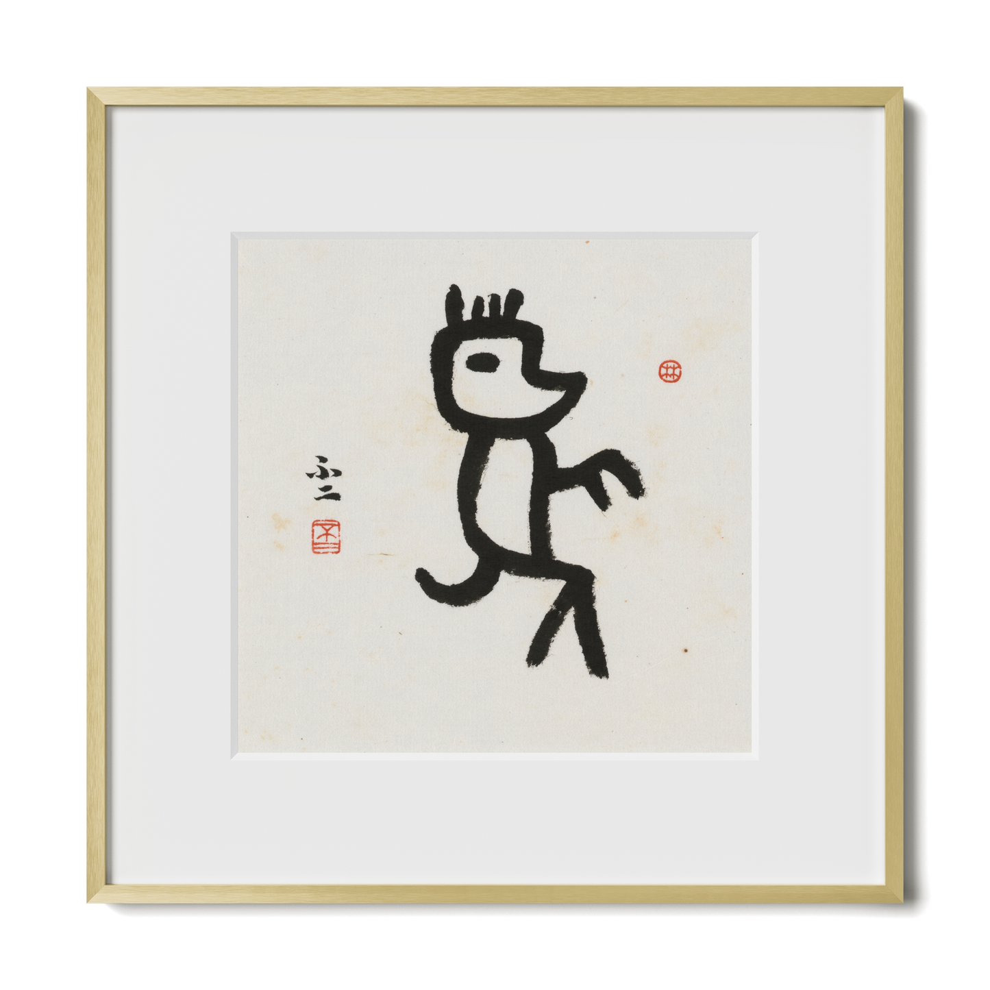 Thumbnail Label: 12X12" Gold Premium Metal | Gallery Source: Transparent