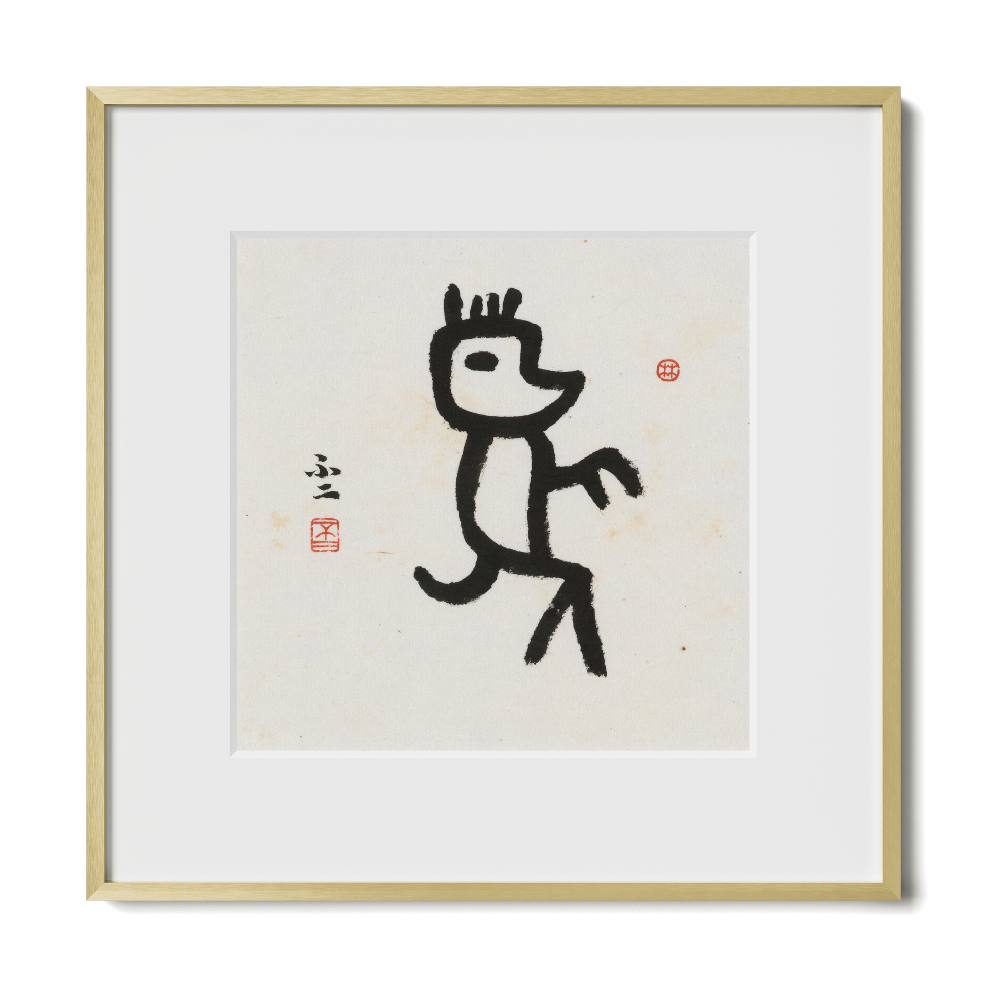 Thumbnail Label: 12X12" Gold Premium Metal | Gallery Source: Transparent