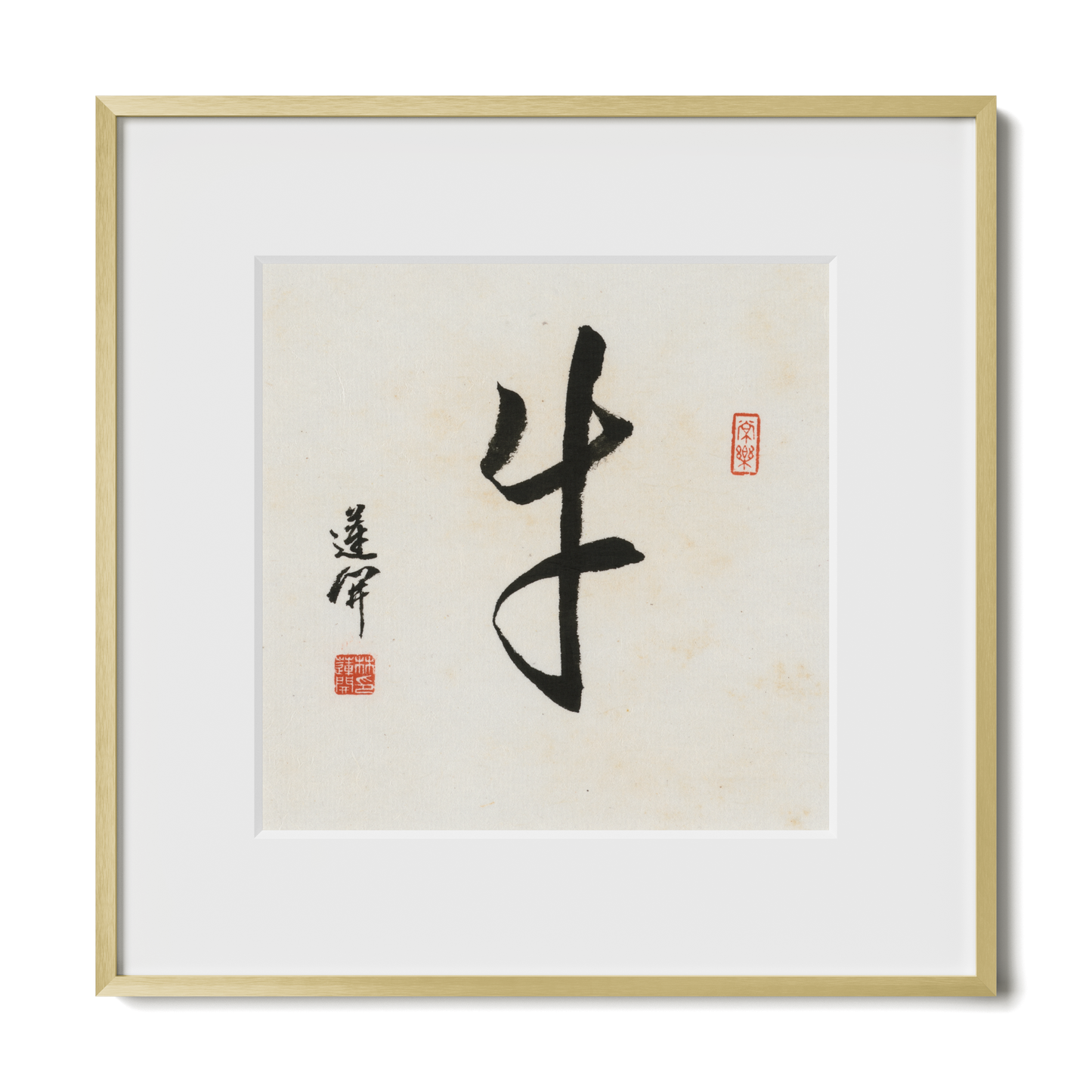 Thumbnail Label: 12X12" Gold Premium Metal | Gallery Source: Transparent