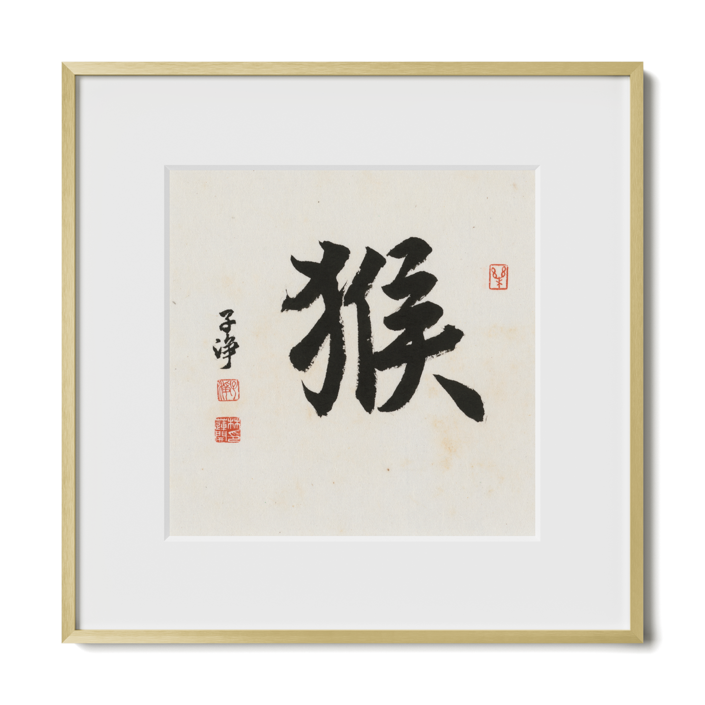 Thumbnail Label: 12X12" Gold Premium Metal | Gallery Source: Transparent