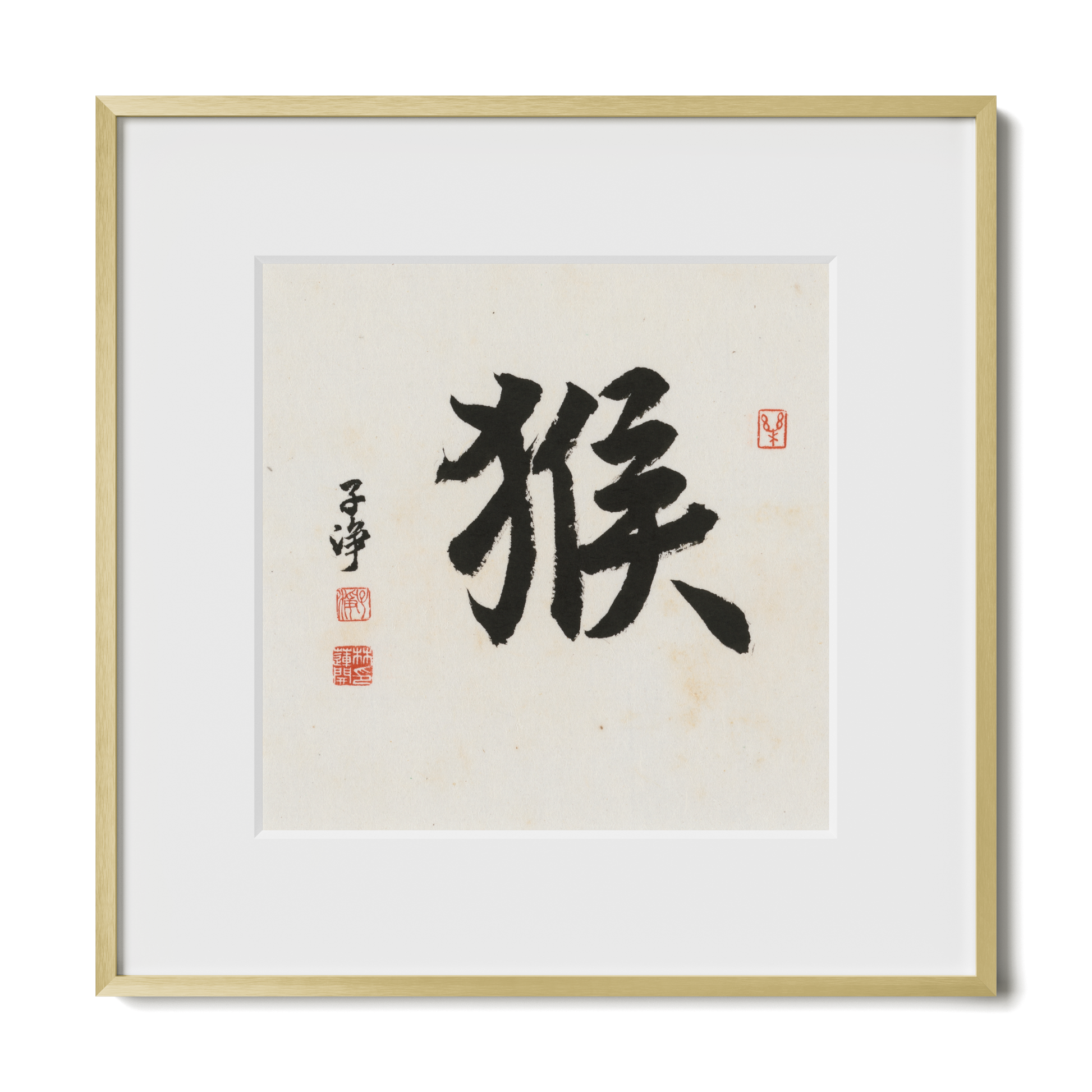 Thumbnail Label: 12X12" Gold Premium Metal | Gallery Source: Transparent