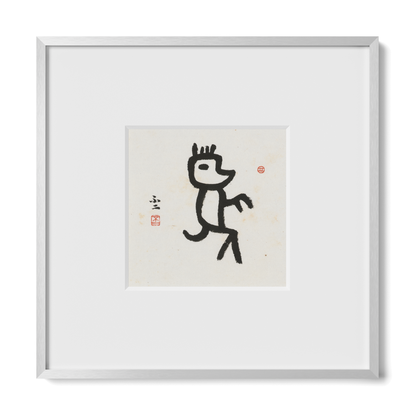 Thumbnail Label: 10X10" Silver Premium Metal | Gallery Source: Transparent
