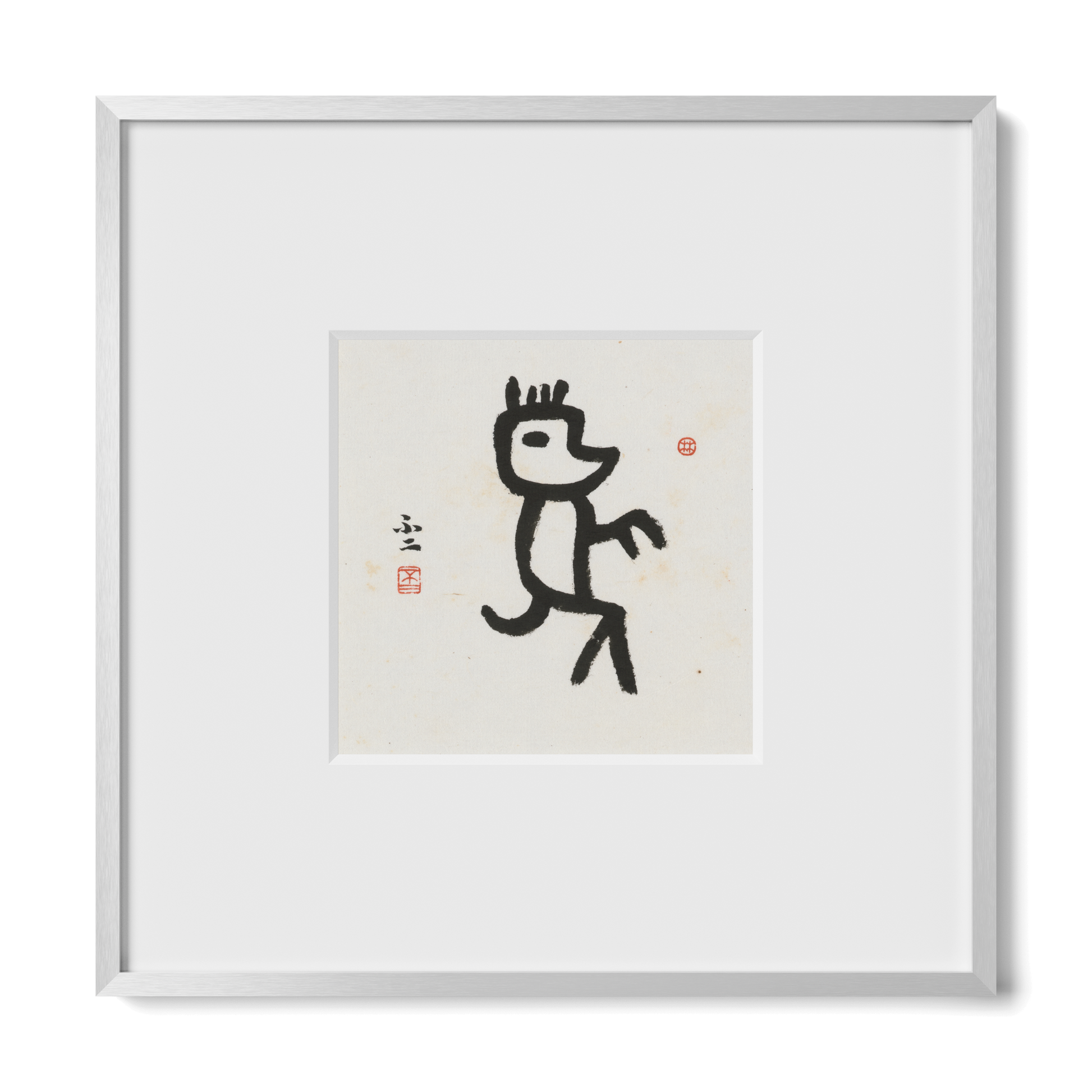Thumbnail Label: 10X10" Silver Premium Metal | Gallery Source: Transparent