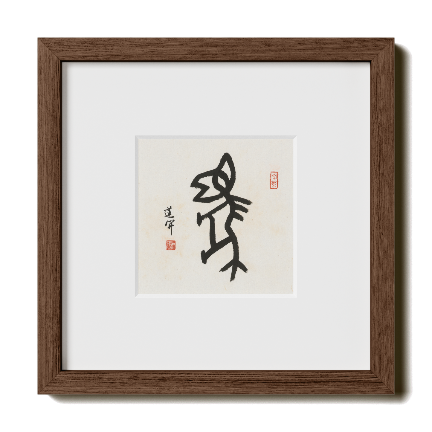 Thumbnail Label: 10X10" Walnut Premium Oak | Gallery Source: Transparent