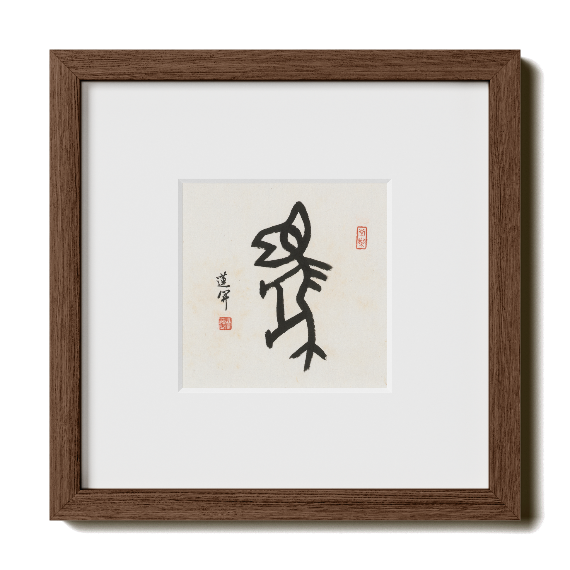 Thumbnail Label: 10X10" Walnut Premium Oak | Gallery Source: Transparent