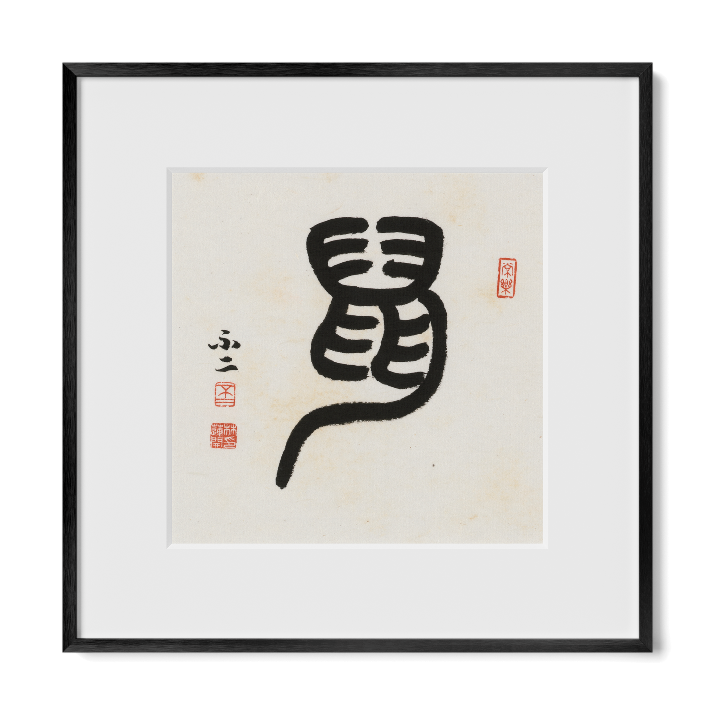 Thumbnail Label: 12X12" Black Premium Metal