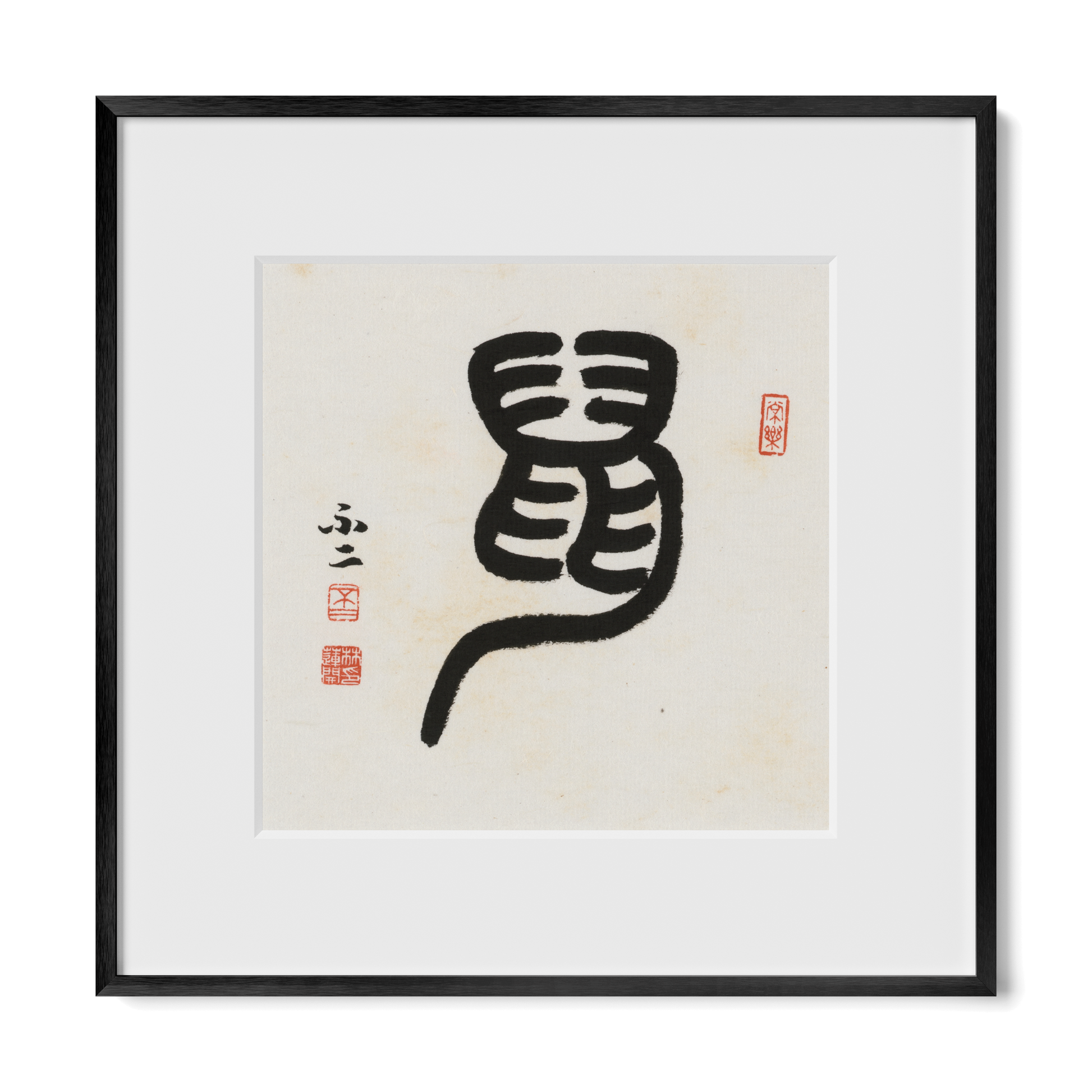 Thumbnail Label: 12X12" Black Premium Metal