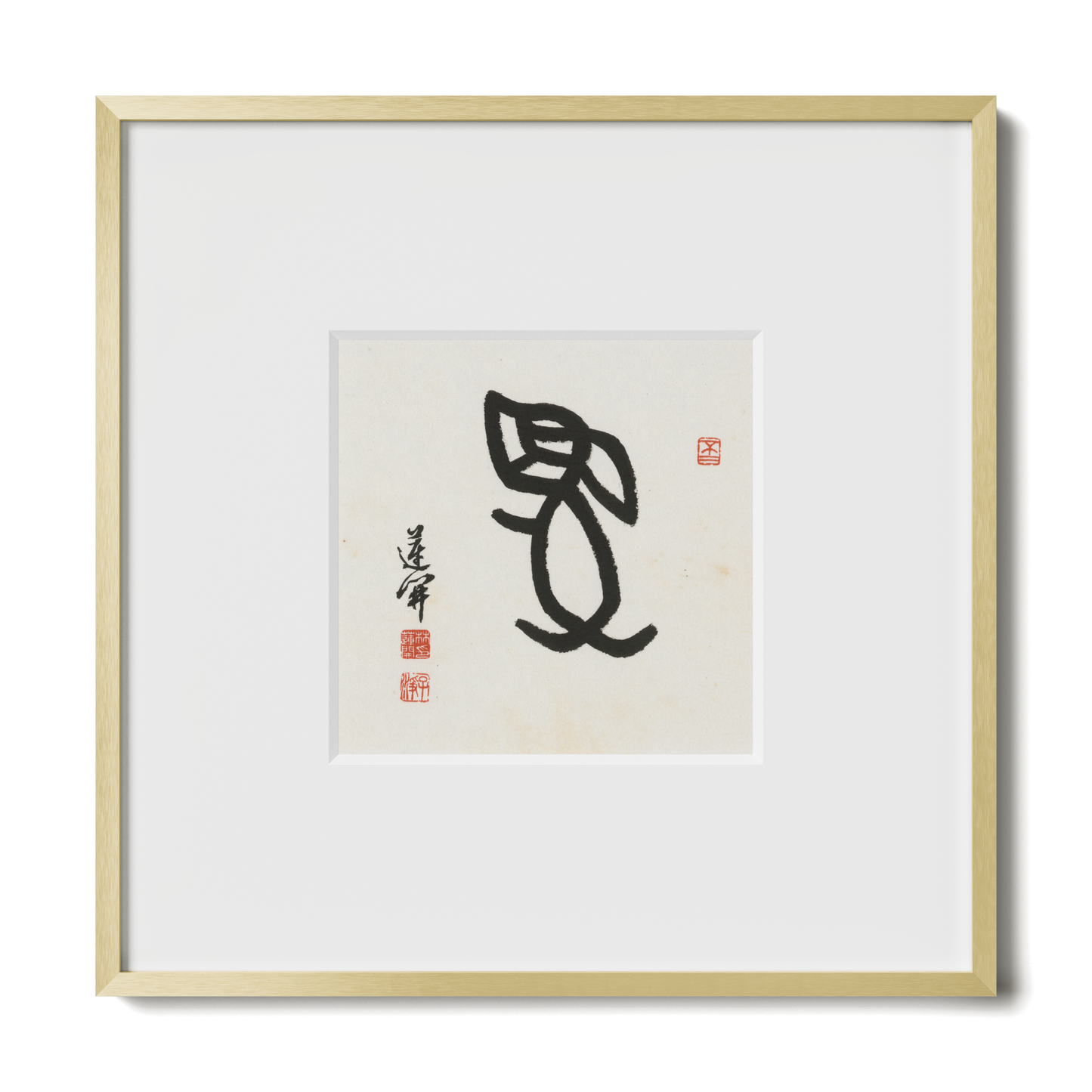 Thumbnail Label: 10X10" Gold Premium Metal | Gallery Source: Transparent