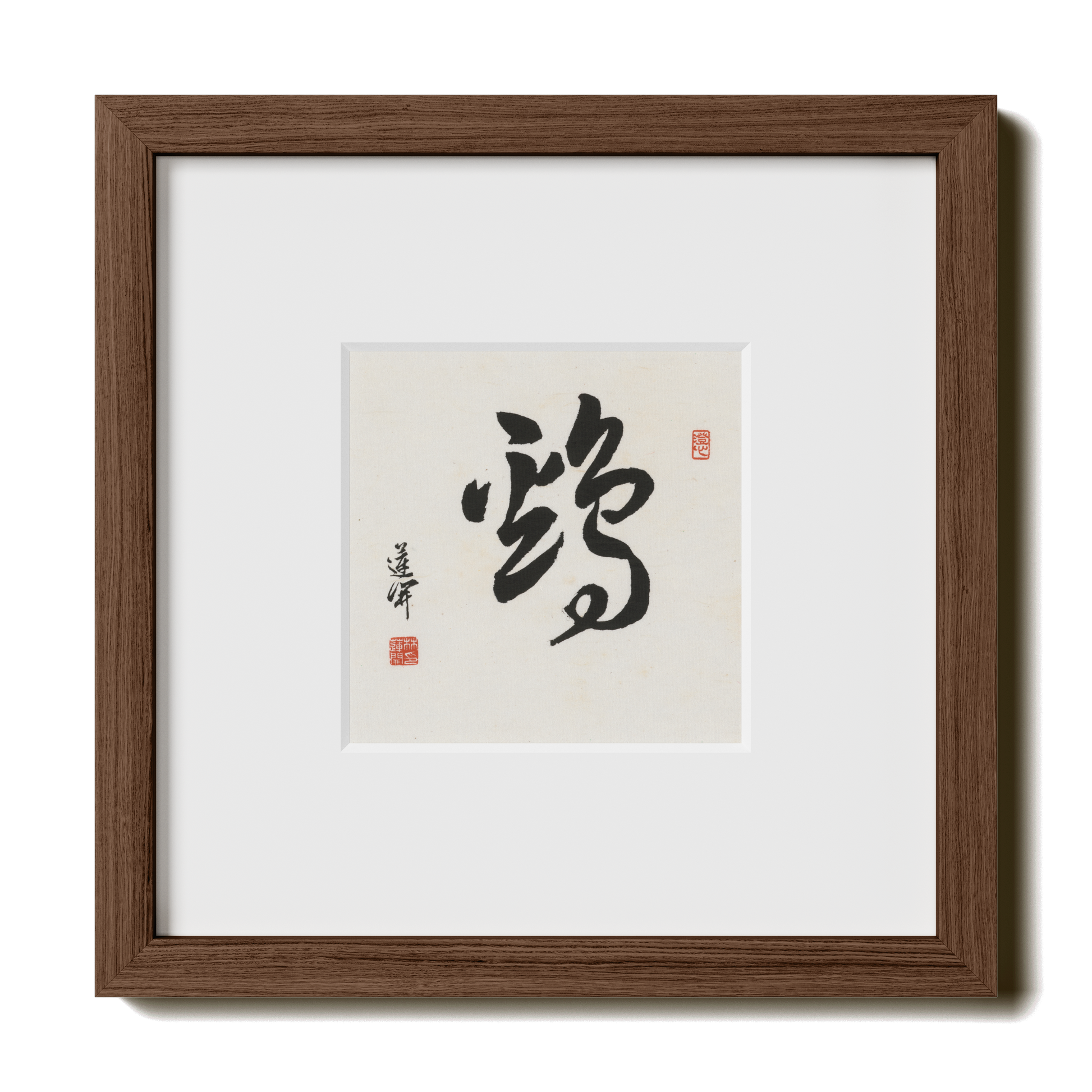 Thumbnail Label: 10X10" Walnut Premium Oak | Gallery Source: Transparent