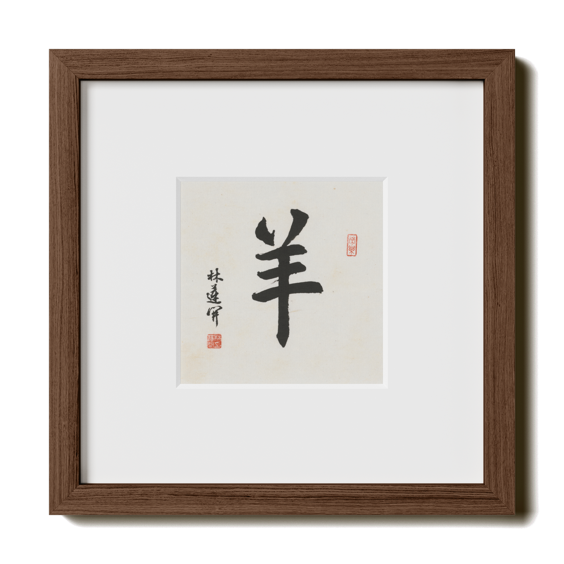 Thumbnail Label: 10X10" Walnut Premium Oak | Gallery Source: Transparent