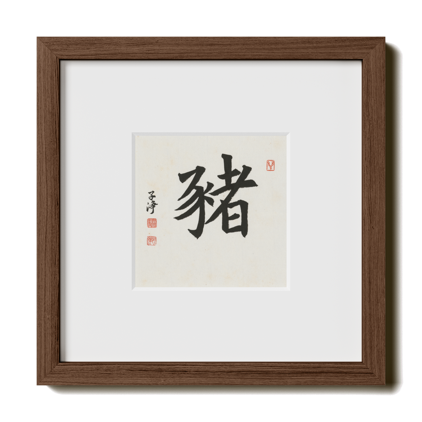 Thumbnail Label: 10X10" Walnut Premium Oak | Gallery Source: Transparent