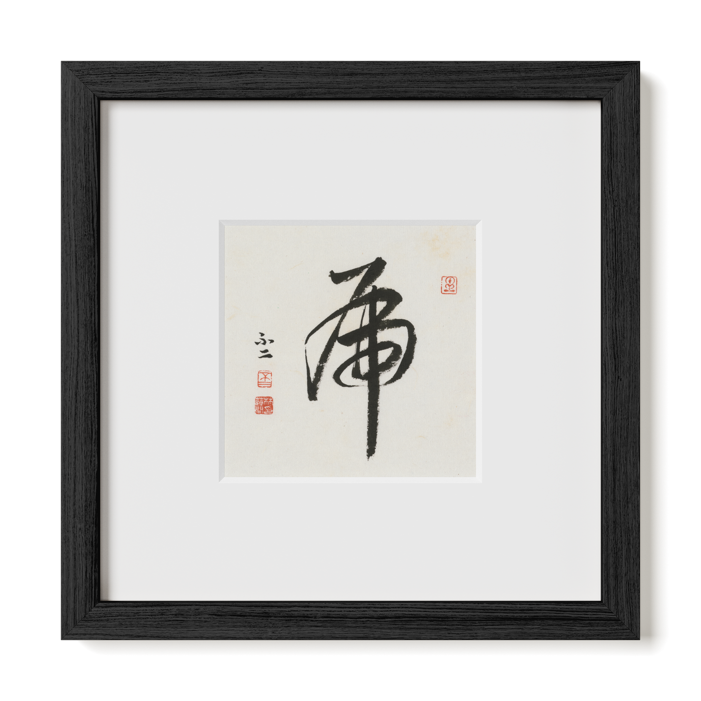 Thumbnail Label: 10X10" Black Premium Oak | Gallery Source: Transparent