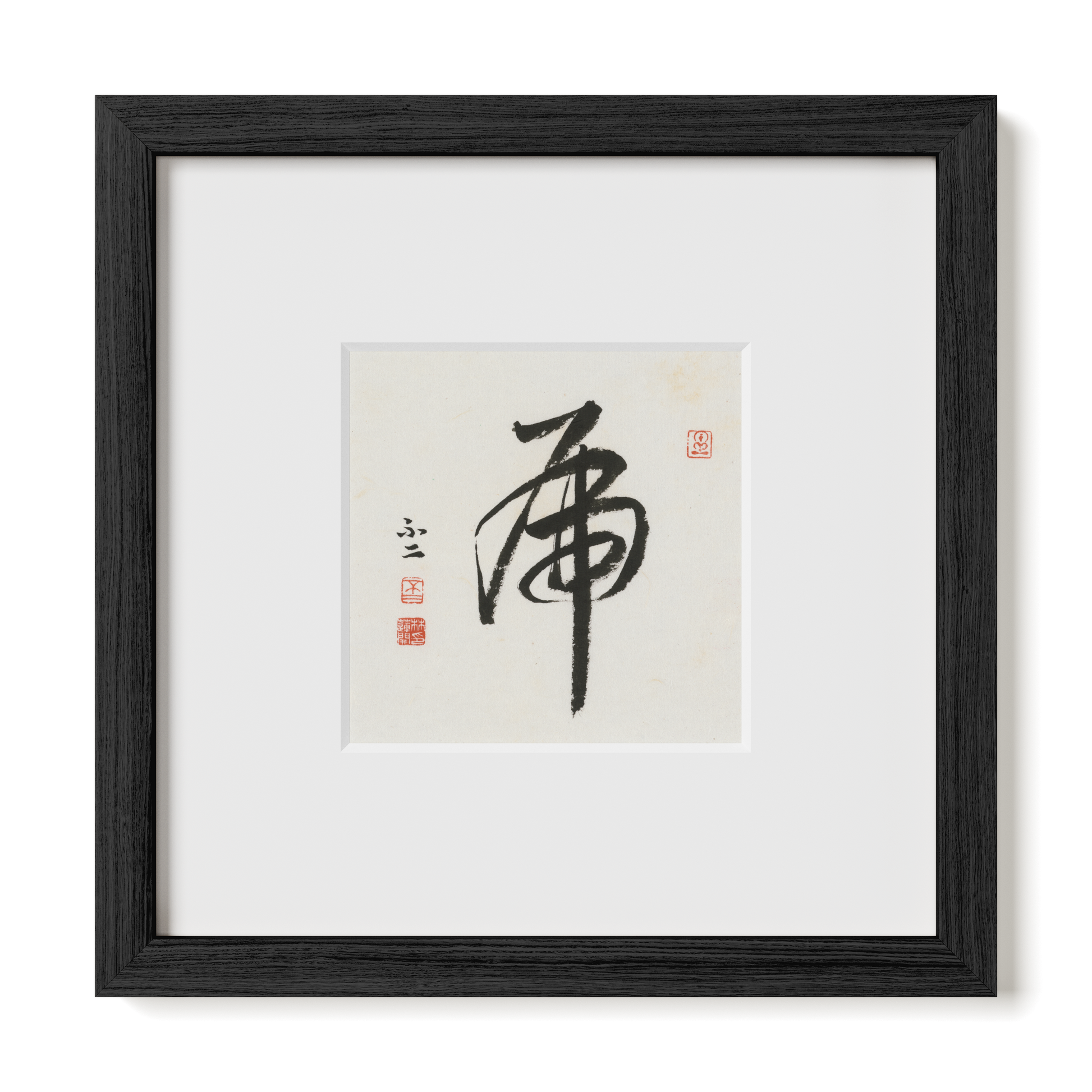 Thumbnail Label: 10X10" Black Premium Oak | Gallery Source: Transparent
