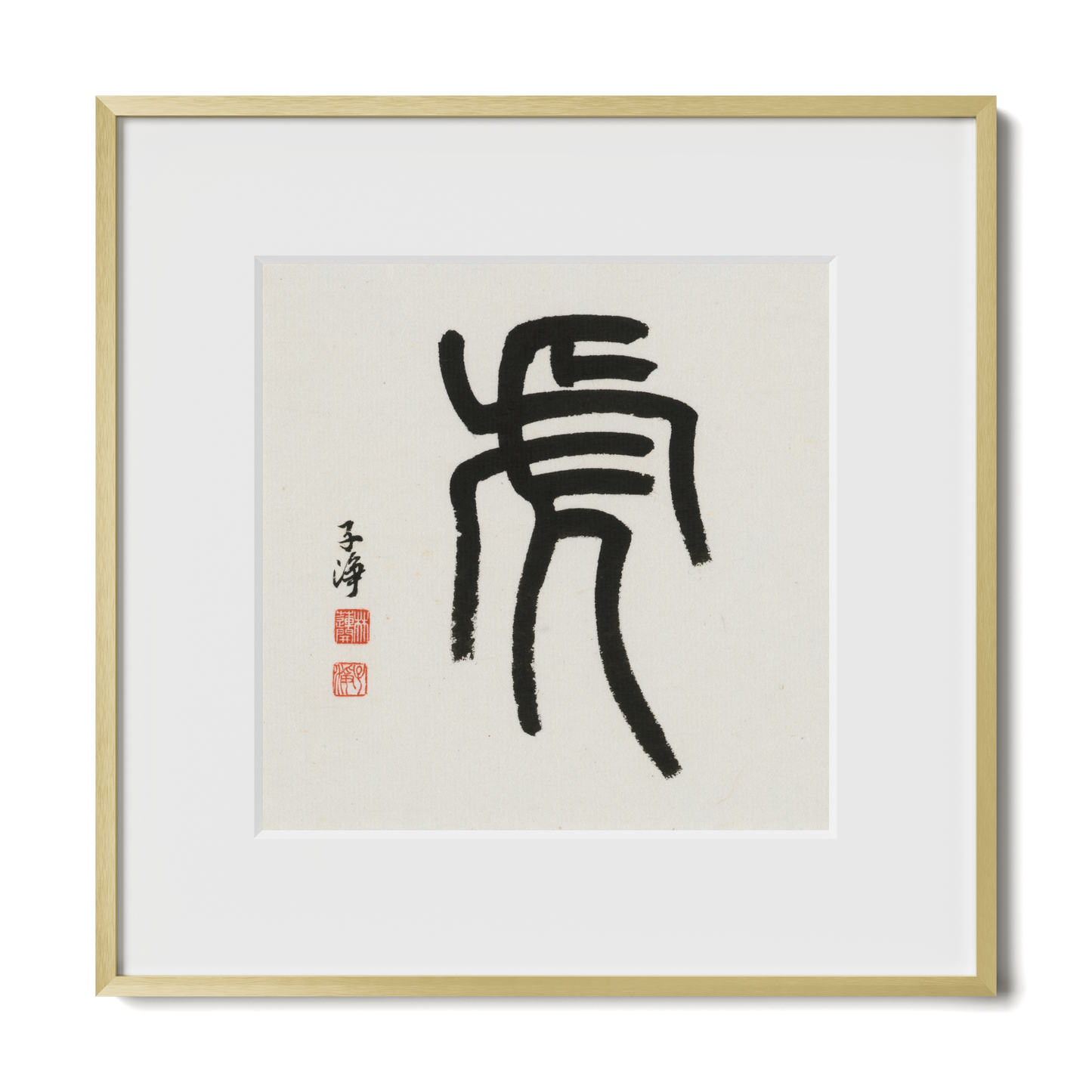 Thumbnail Label: 12X12" Gold Premium Metal | Gallery Source: Transparent