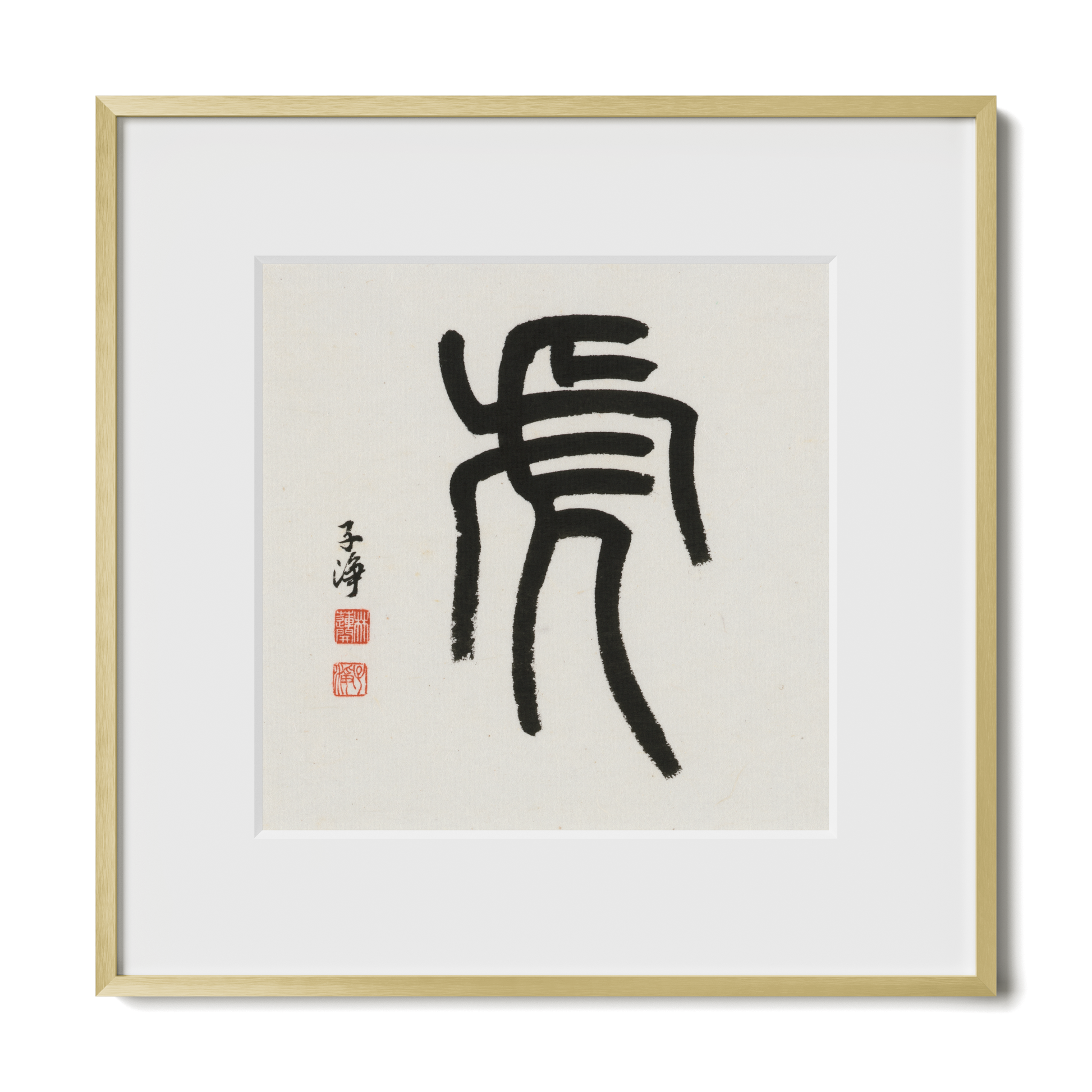 Thumbnail Label: 12X12" Gold Premium Metal | Gallery Source: Transparent