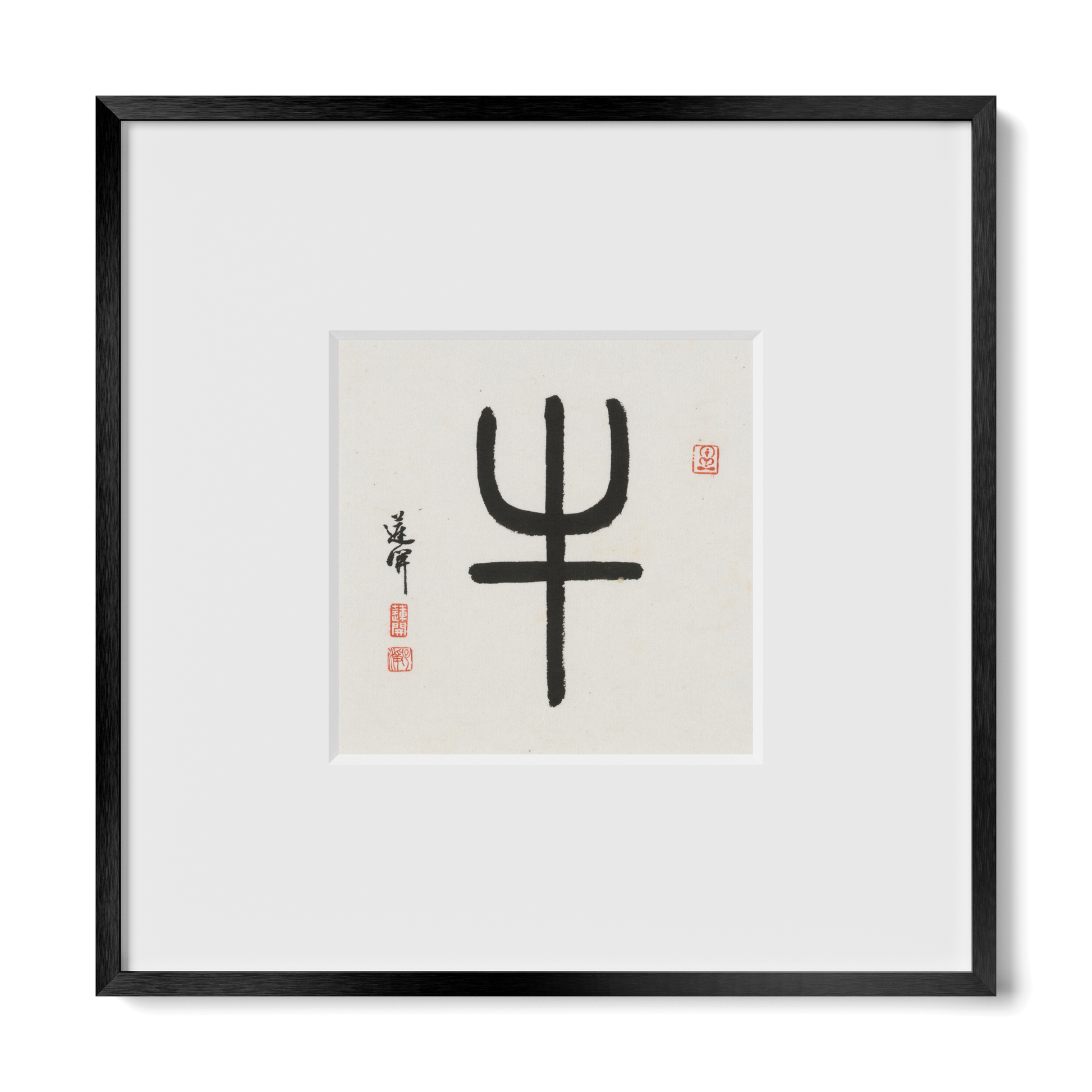 Thumbnail Label: 10X10" Black Premium Metal | Gallery Source: Transparent