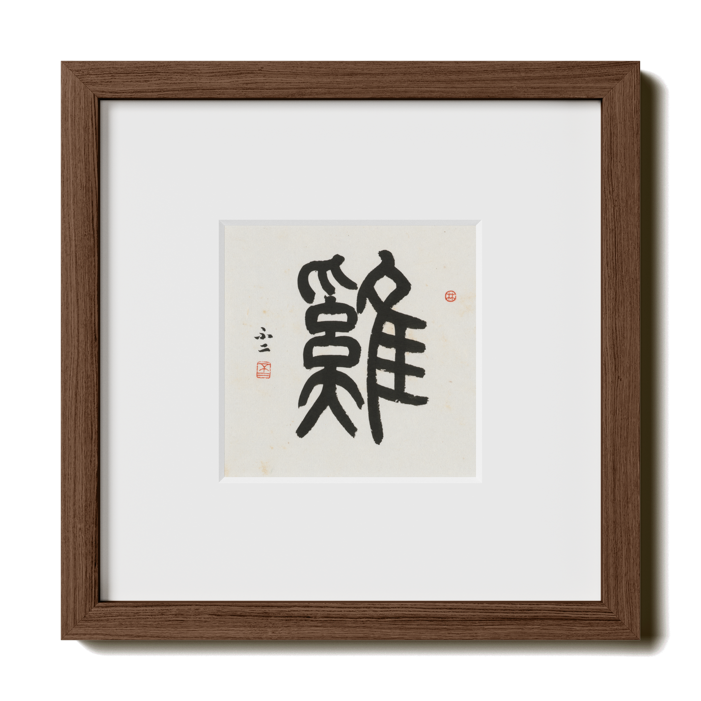 Thumbnail Label: 10X10" Walnut Premium Oak | Gallery Source: Transparent