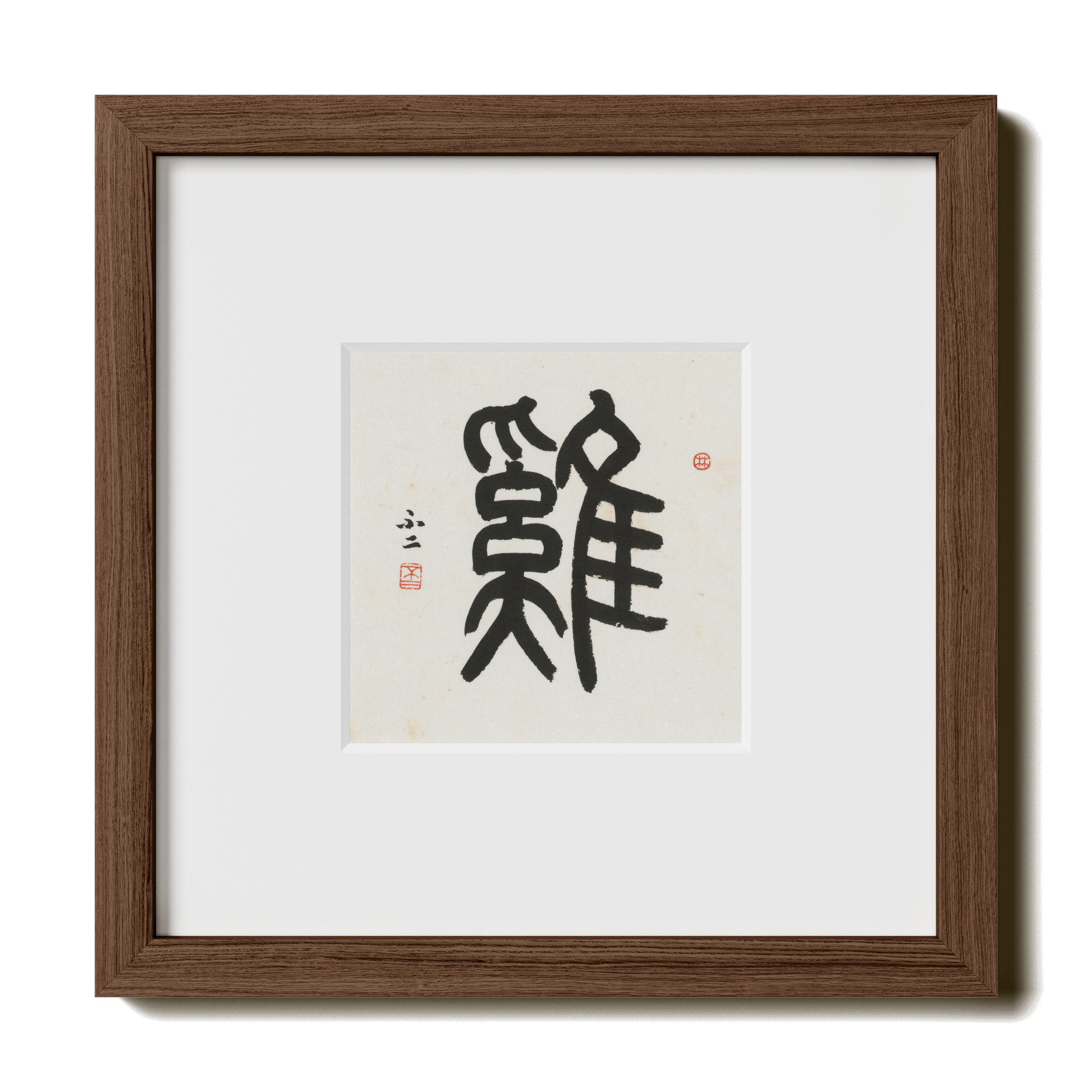 Thumbnail Label: 10X10" Walnut Premium Oak | Gallery Source: Transparent