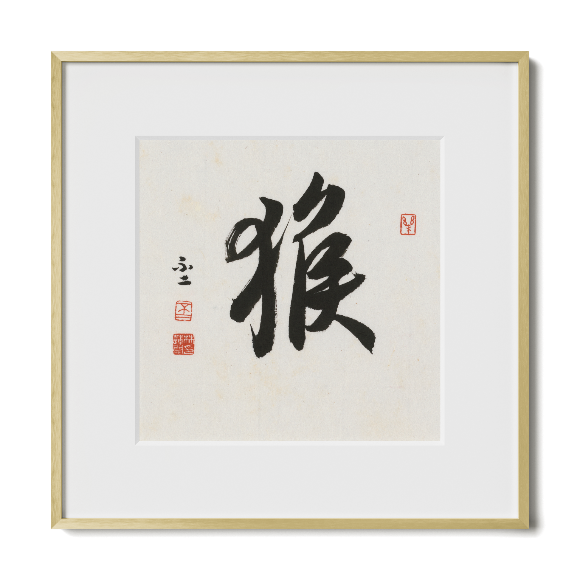 Thumbnail Label: 12X12" Gold Premium Metal | Gallery Source: Transparent