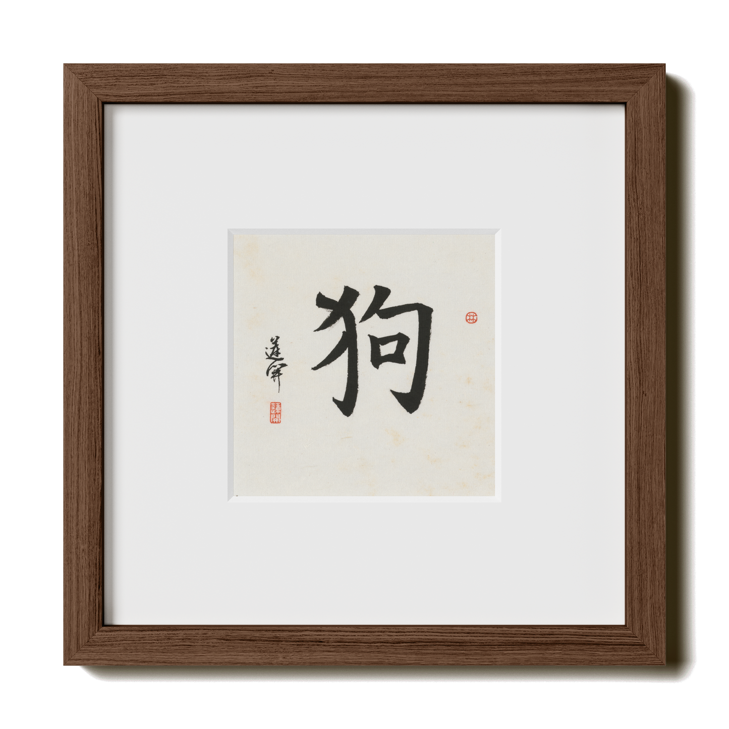 Thumbnail Label: 10X10" Walnut Premium Oak | Gallery Source: Transparent