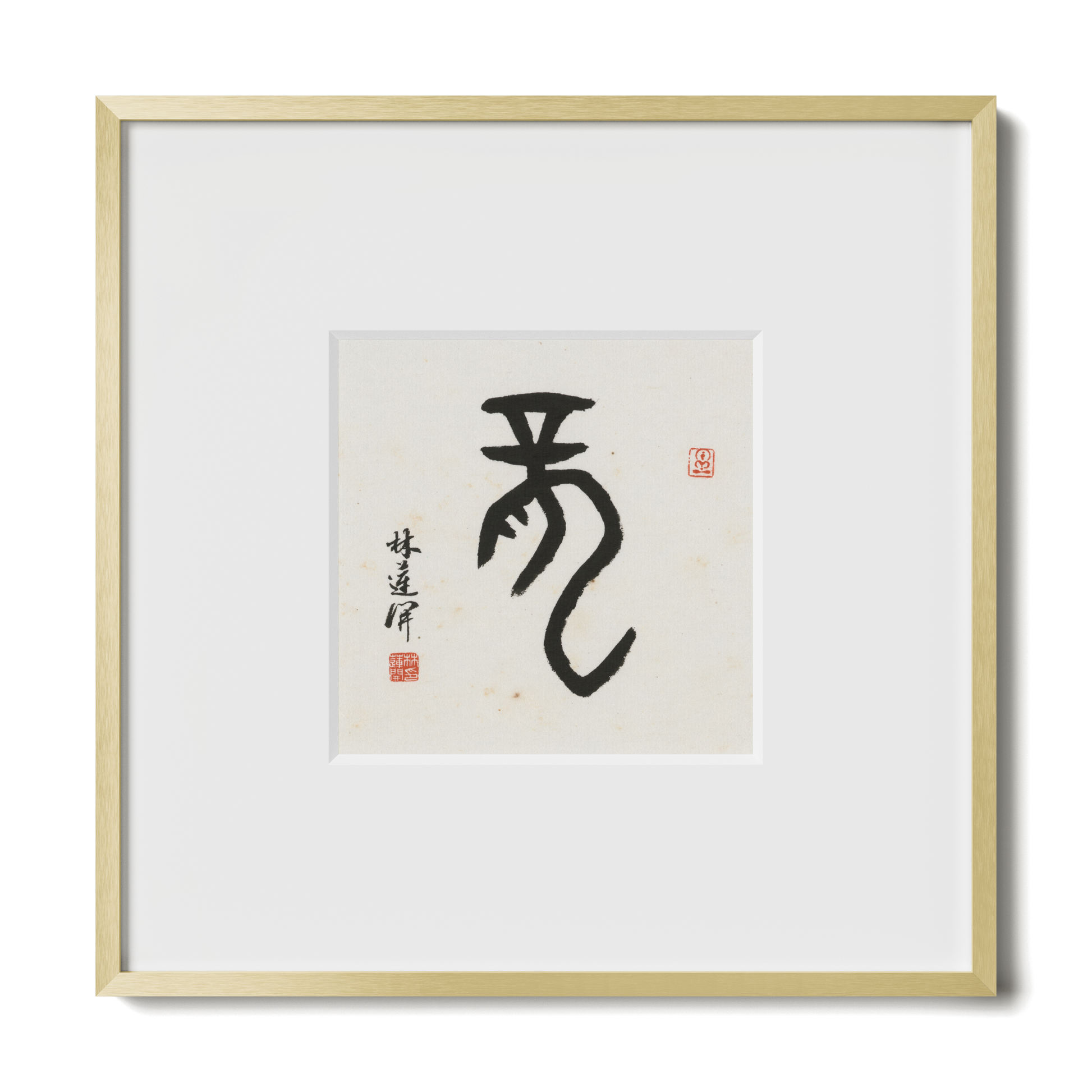 Thumbnail Label: 10X10" Gold Premium Metal | Gallery Source: Transparent
