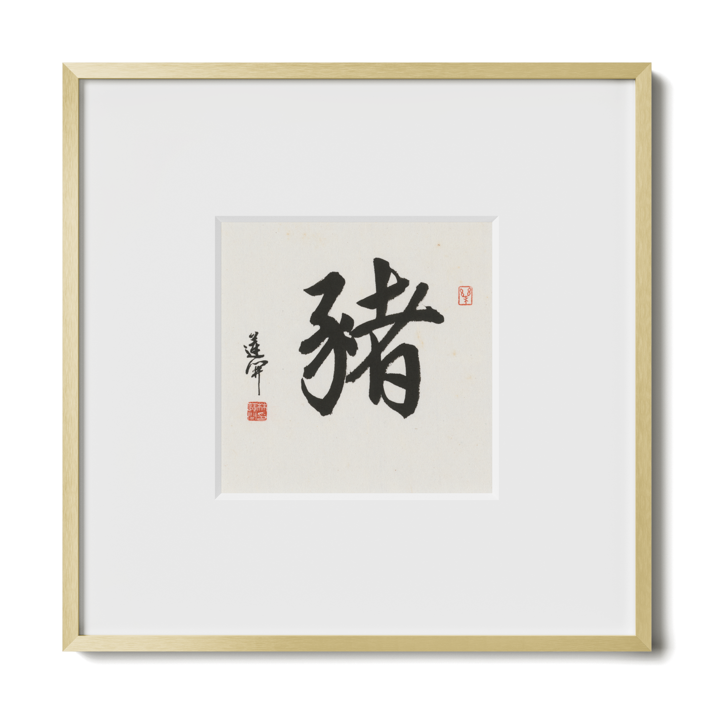 Thumbnail Label: 10X10" Gold Premium Metal | Gallery Source: Transparent
