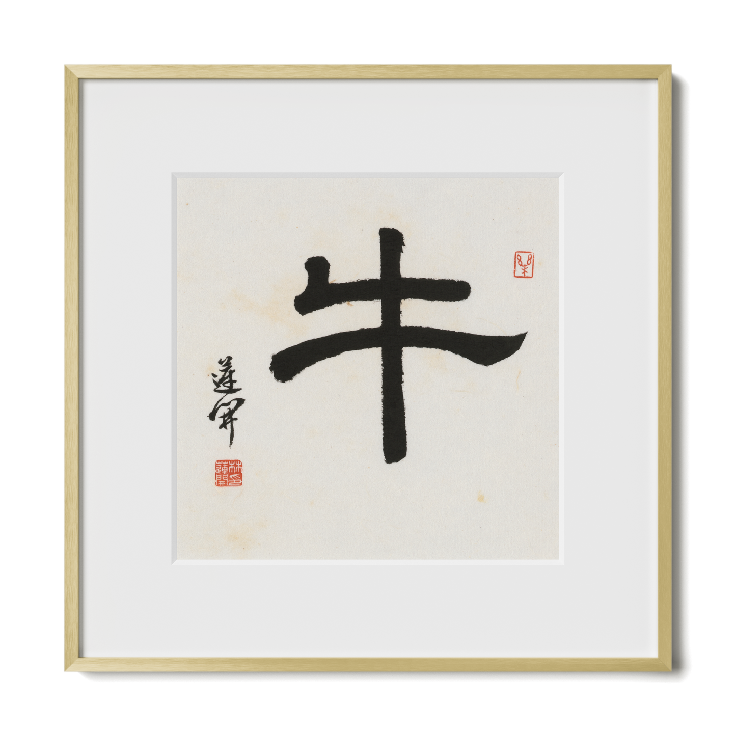 Thumbnail Label: 12X12" Gold Premium Metal | Gallery Source: Transparent
