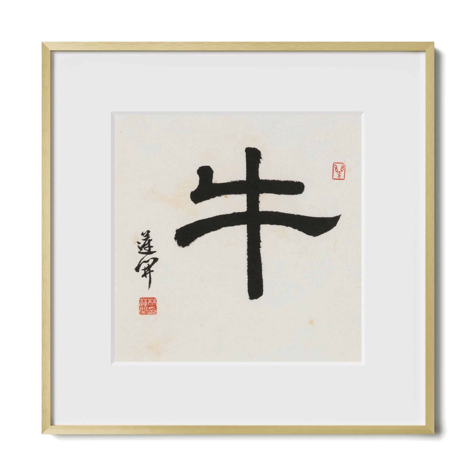 Thumbnail Label: 12X12" Gold Premium Metal | Gallery Source: Transparent