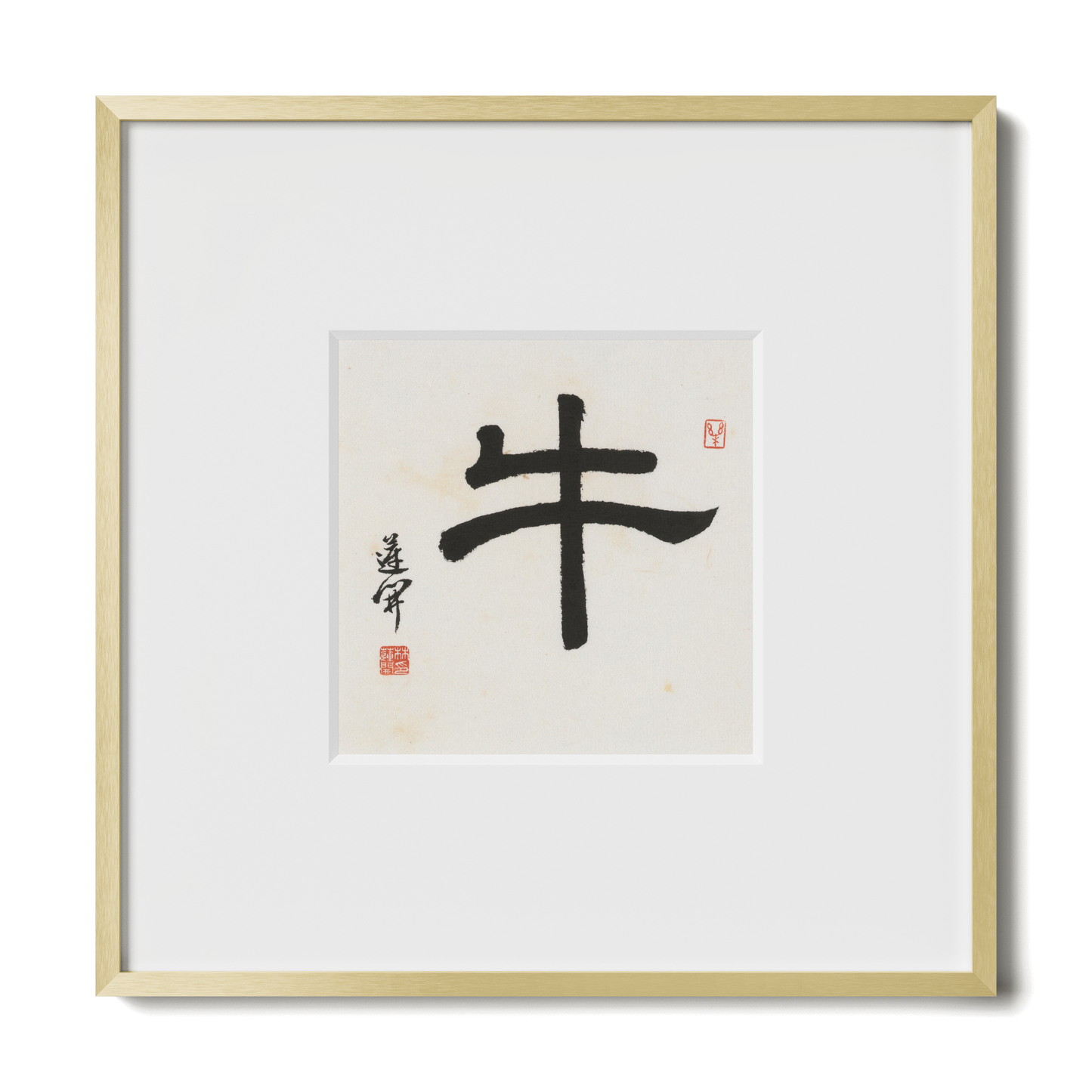 Thumbnail Label: 10X10" Gold Premium Metal | Gallery Source: Transparent