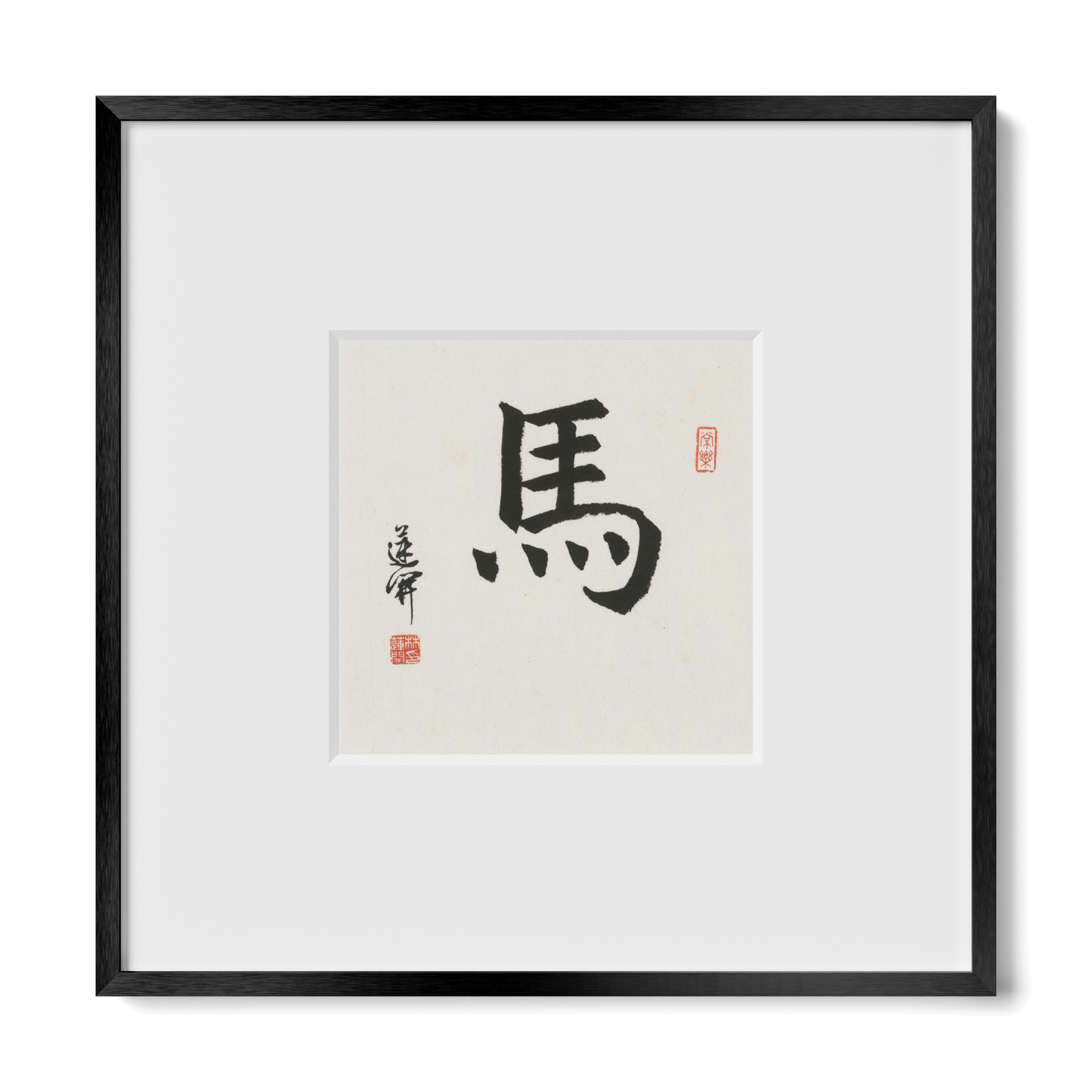 Thumbnail Label: 10X10" Black Premium Metal | Gallery Source: Transparent
