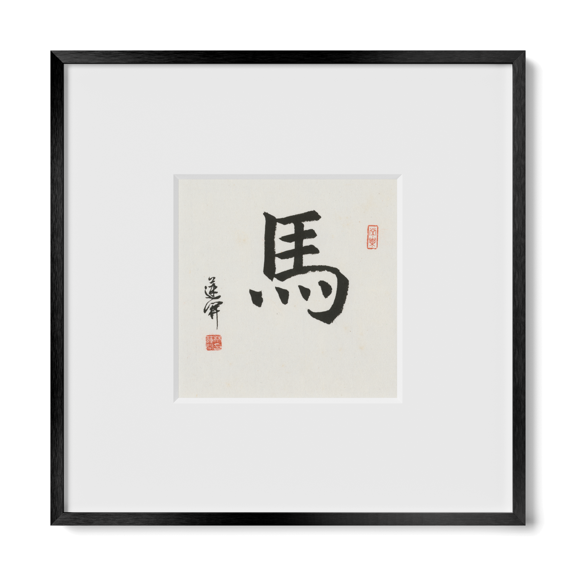 Thumbnail Label: 10X10" Black Premium Metal | Gallery Source: Transparent