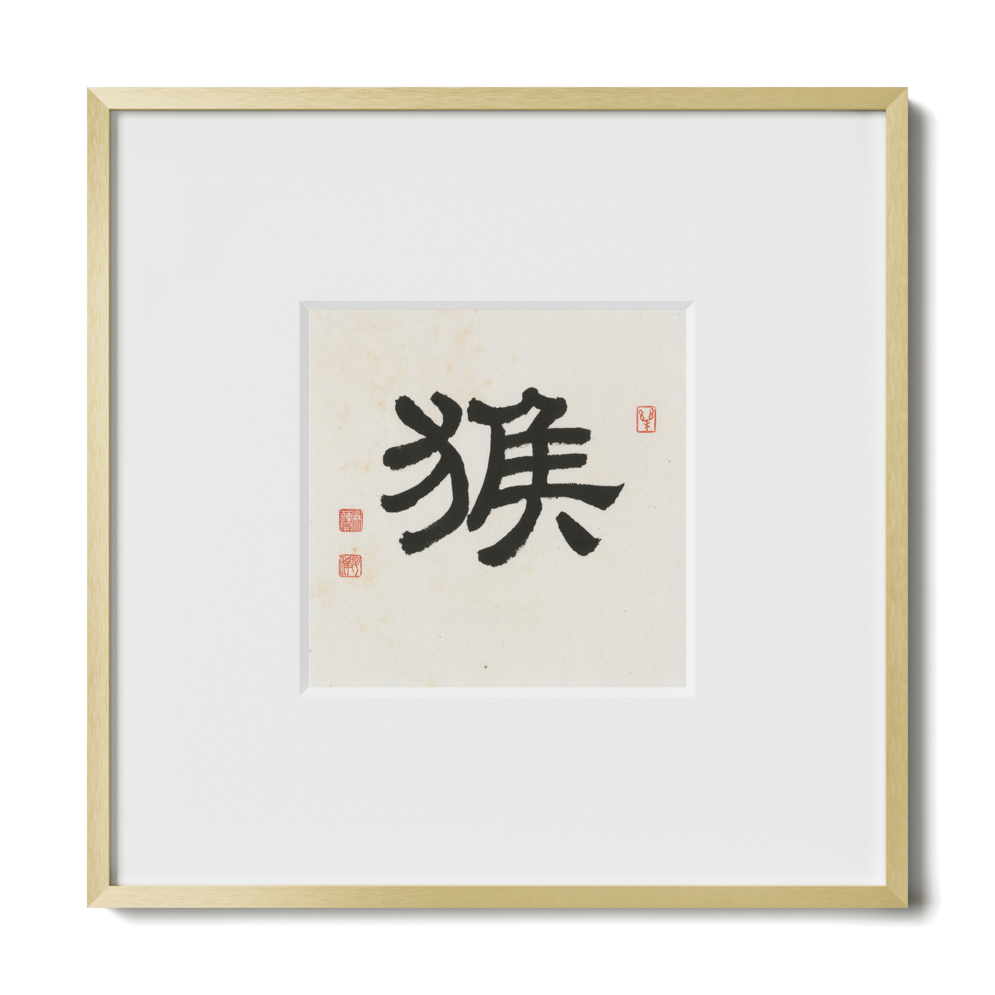 Thumbnail Label: 10X10" Gold Premium Metal | Gallery Source: Transparent