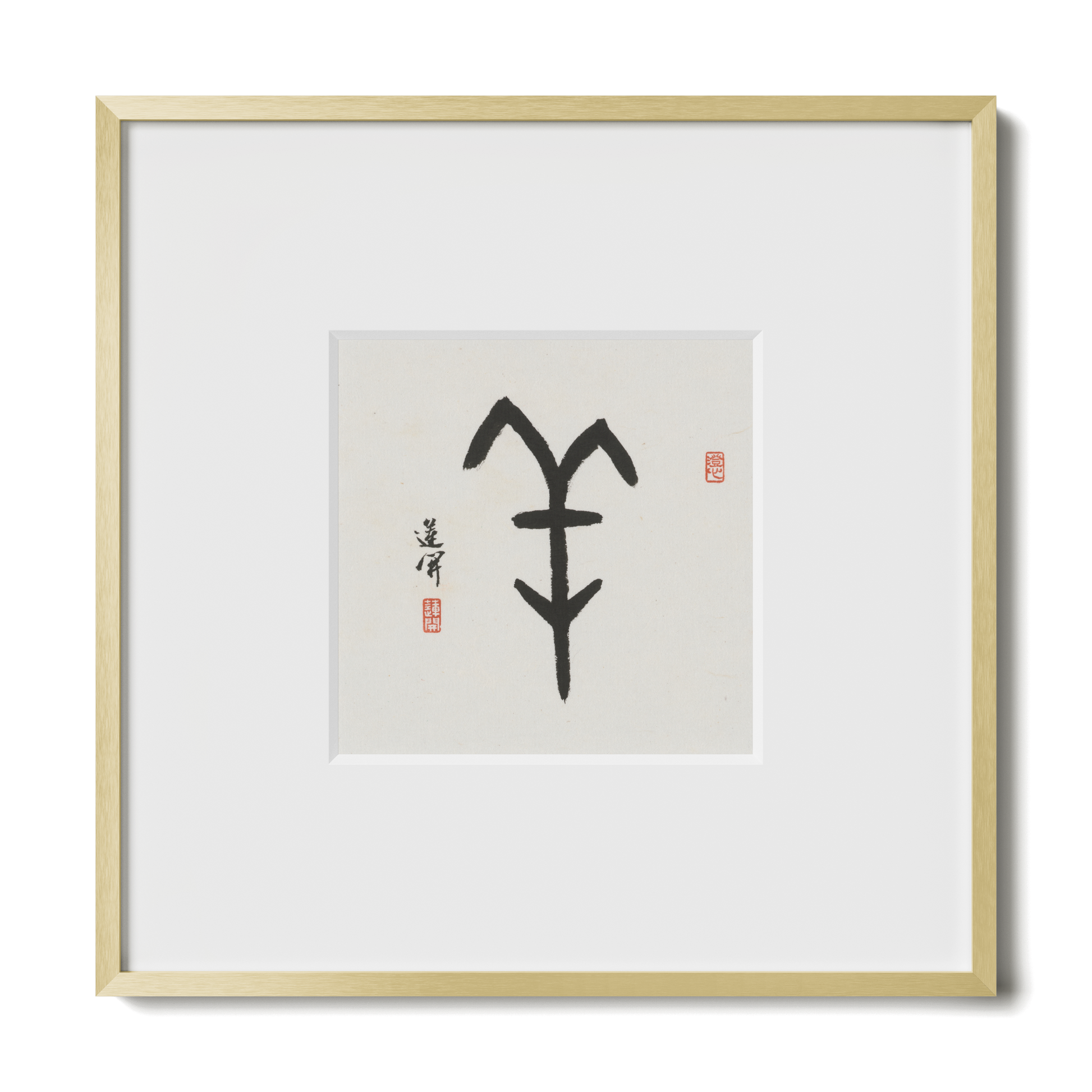 Thumbnail Label: 10X10" Gold Premium Metal | Gallery Source: Transparent