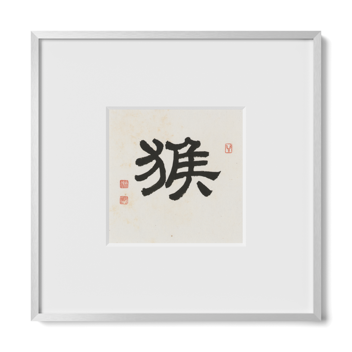 Thumbnail Label: 10X10" Silver Premium Metal | Gallery Source: Transparent