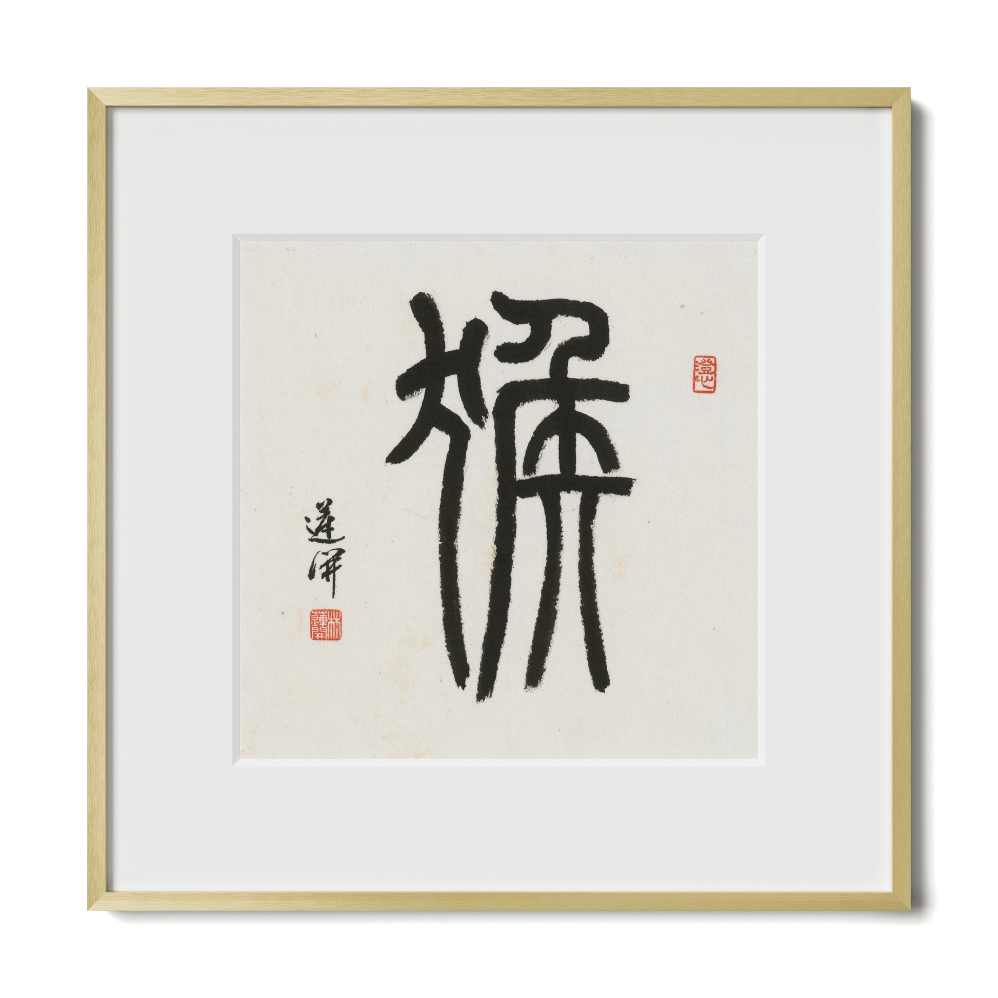 Thumbnail Label: 12X12" Gold Premium Metal | Gallery Source: Transparent