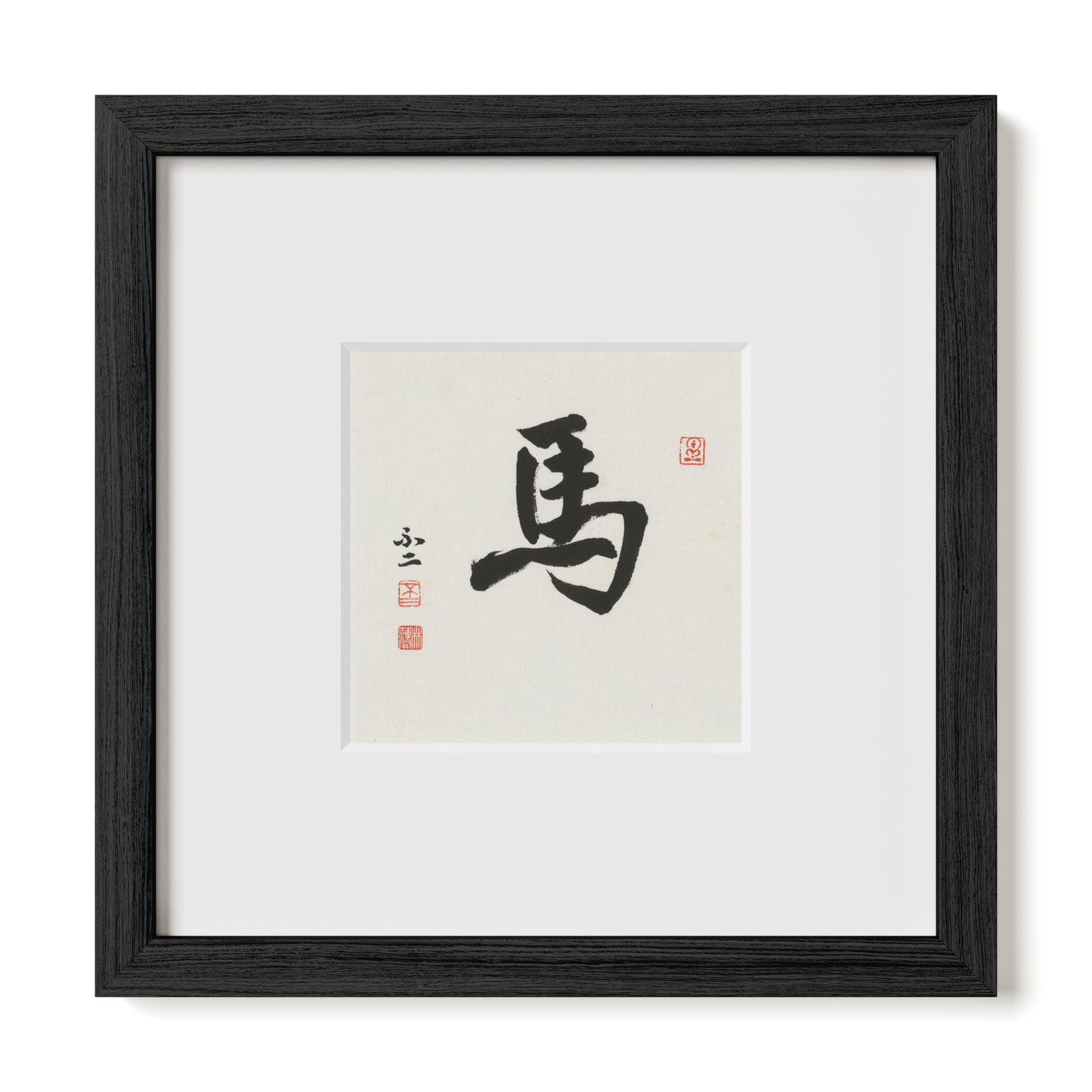 Thumbnail Label: 10X10" Black Premium Oak | Gallery Source: Transparent