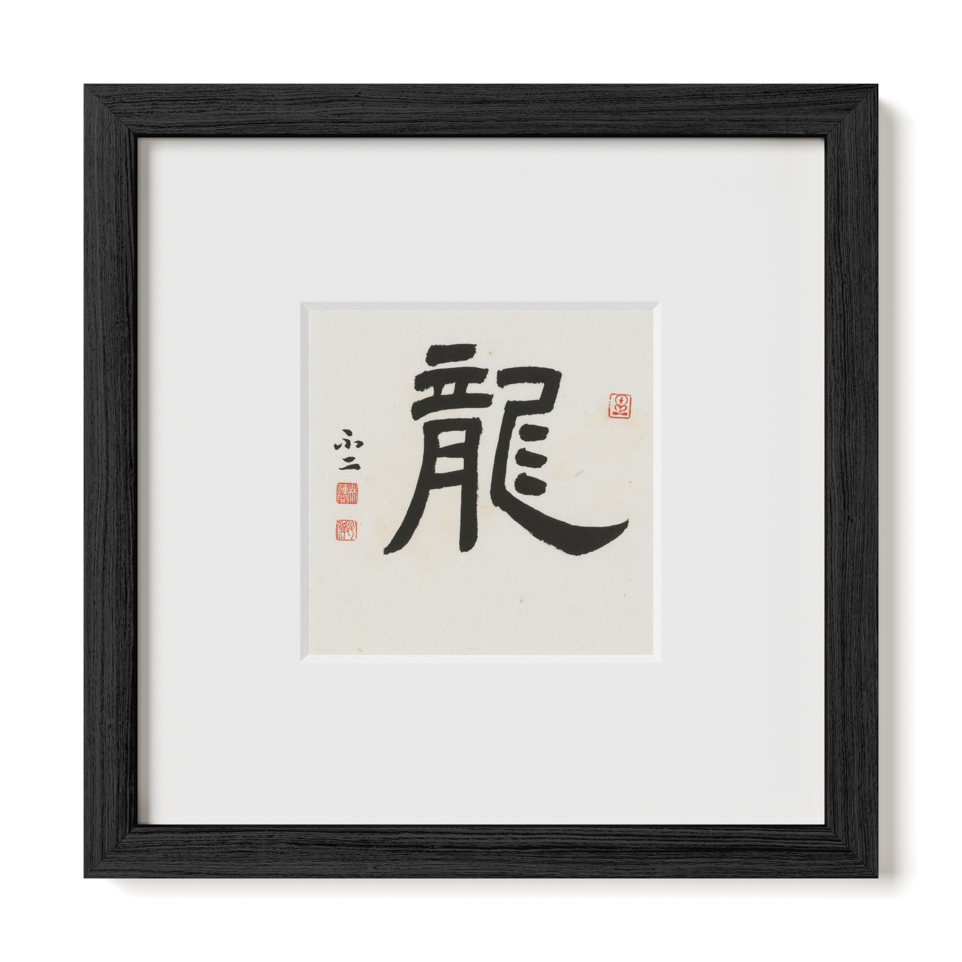 Thumbnail Label: 10X10" Black Premium Oak | Gallery Source: Transparent