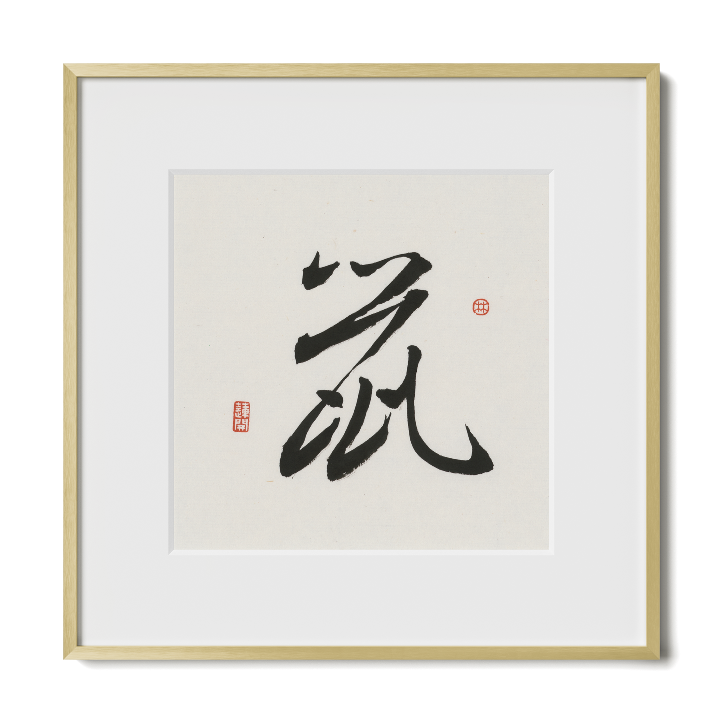 Thumbnail Label: 12X12" Gold Premium Metal