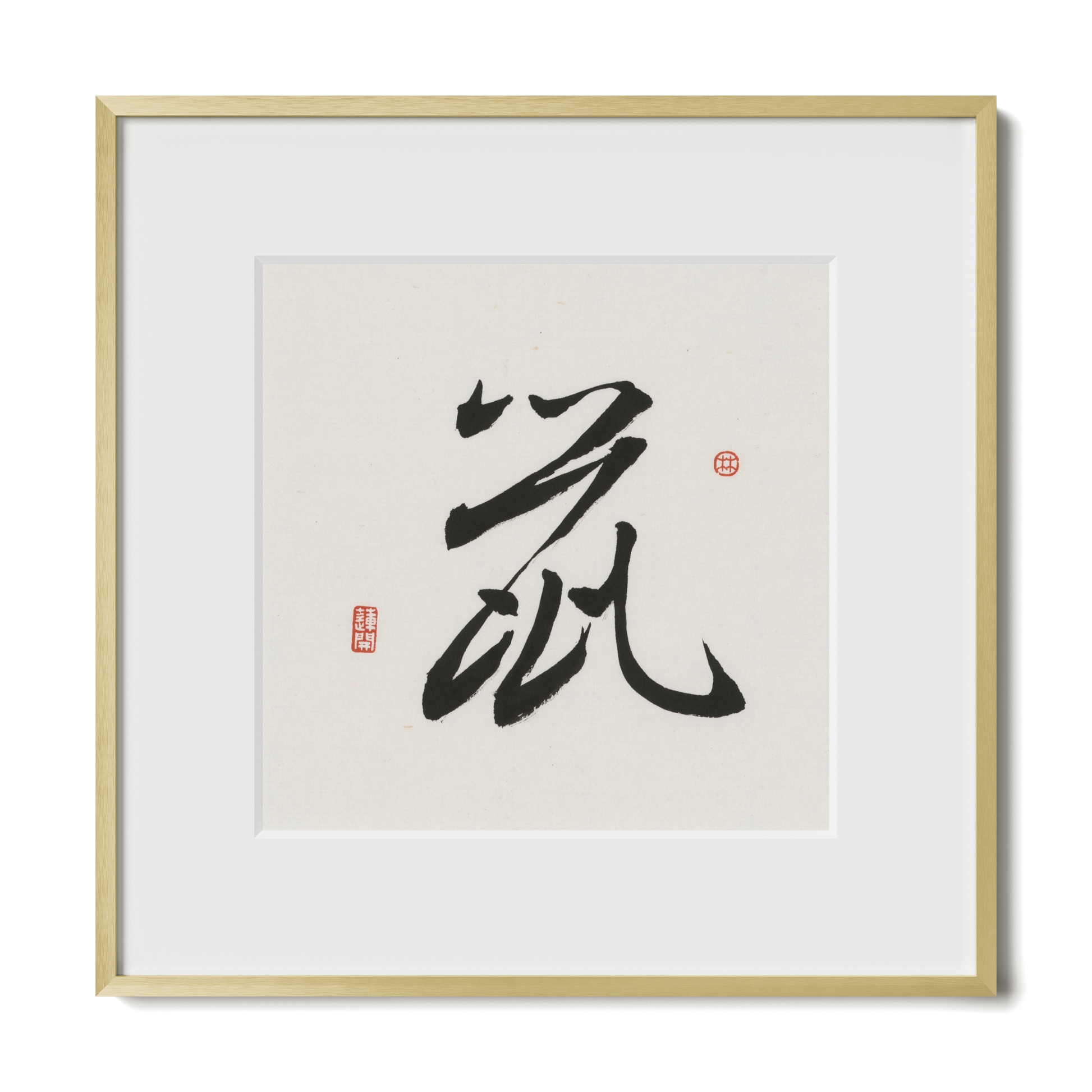 Thumbnail Label: 12X12" Gold Premium Metal