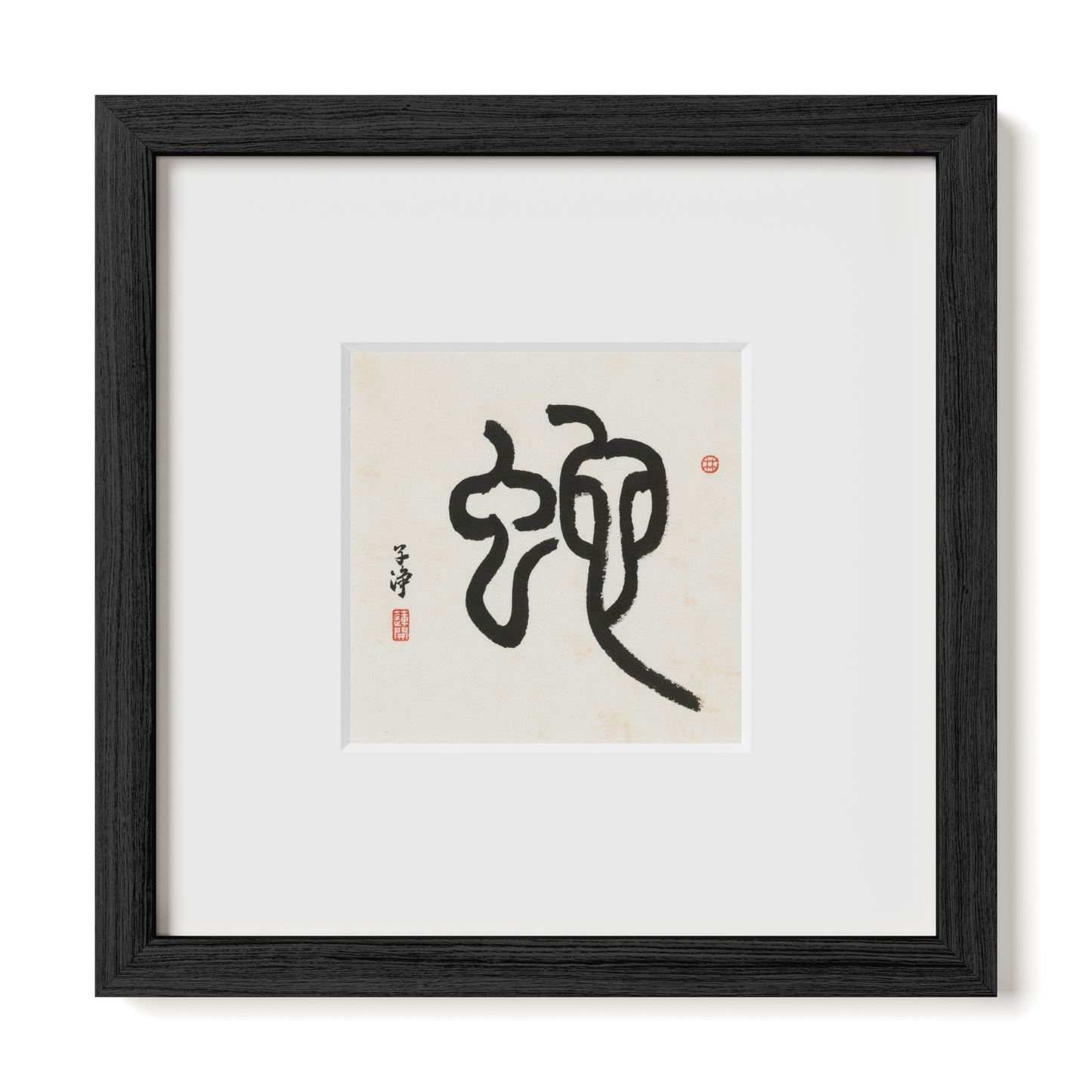 Thumbnail Label: 10X10" Black Premium Oak | Gallery Source: Transparent