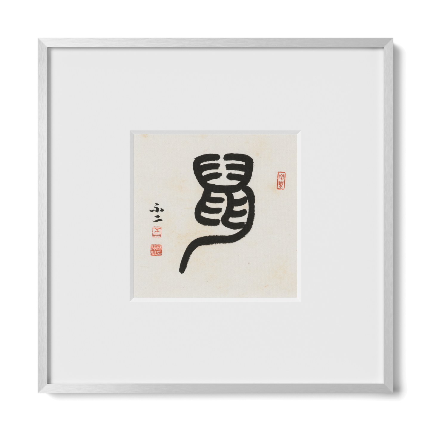 Thumbnail Label: 10X10" Silver Premium Metal