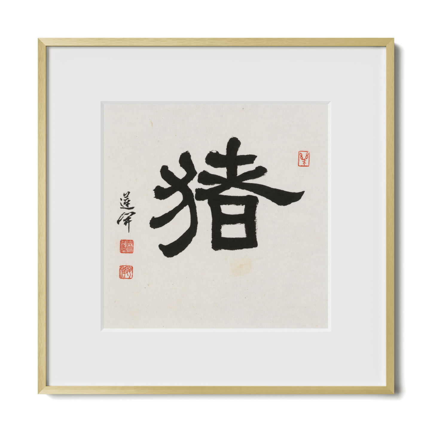 Thumbnail Label: 12X12" Gold Premium Metal | Gallery Source: Transparent