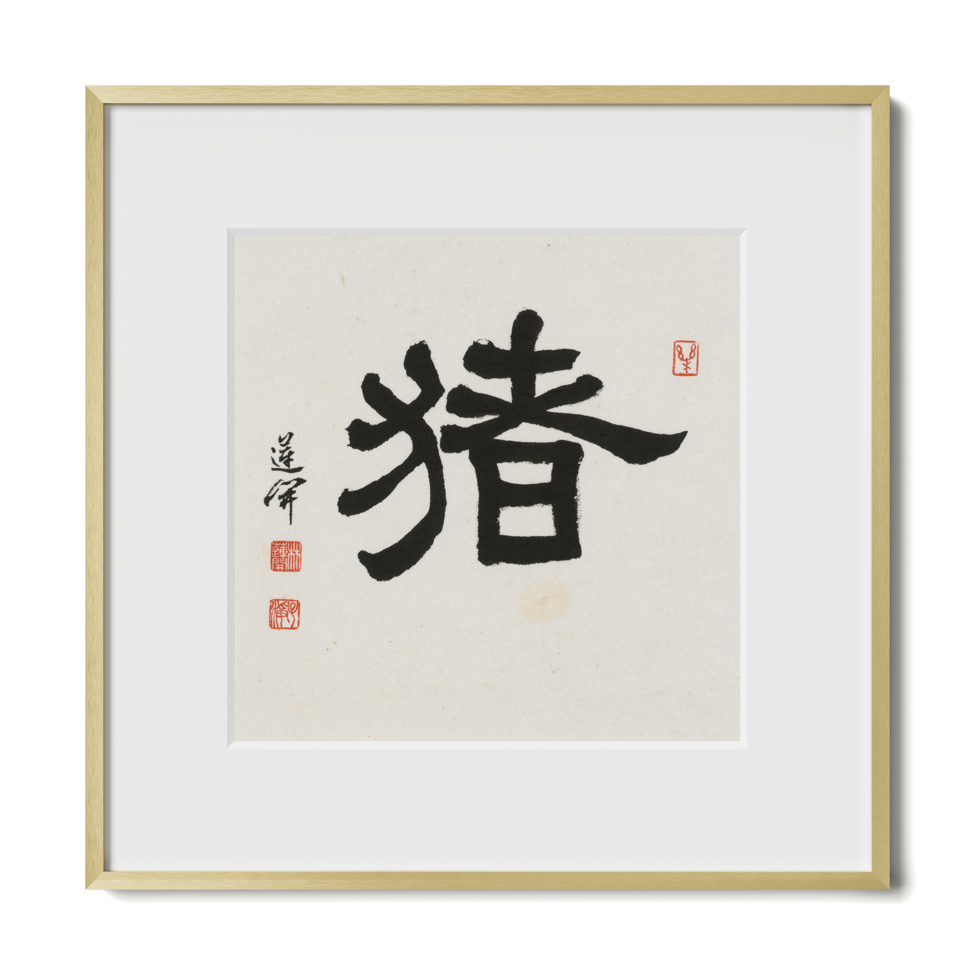 Thumbnail Label: 12X12" Gold Premium Metal | Gallery Source: Transparent