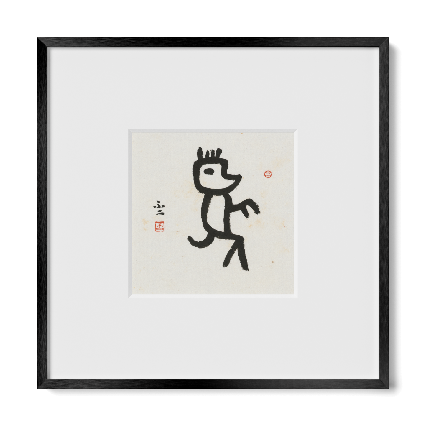 Thumbnail Label: 10X10" Black Premium Metal | Gallery Source: Transparent