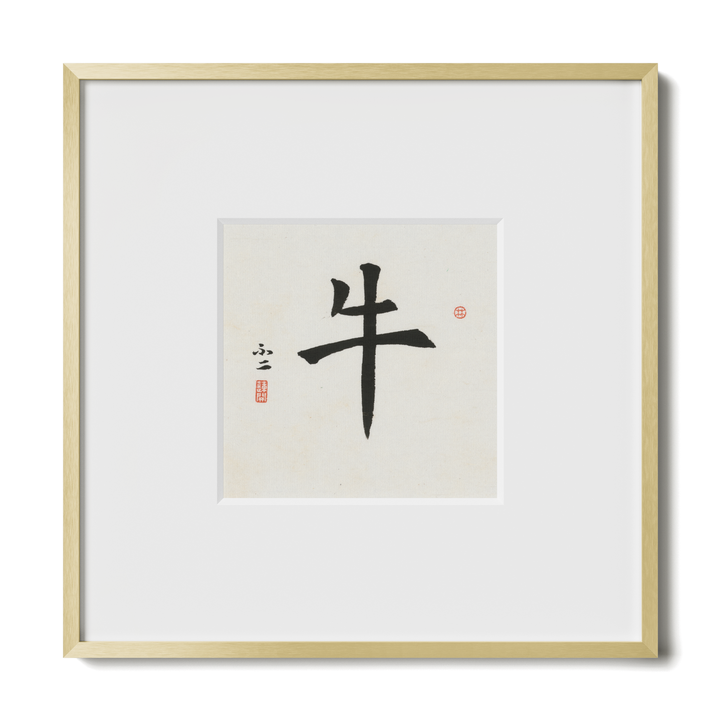 Thumbnail Label: 10X10" Gold Premium Metal | Gallery Source: Transparent