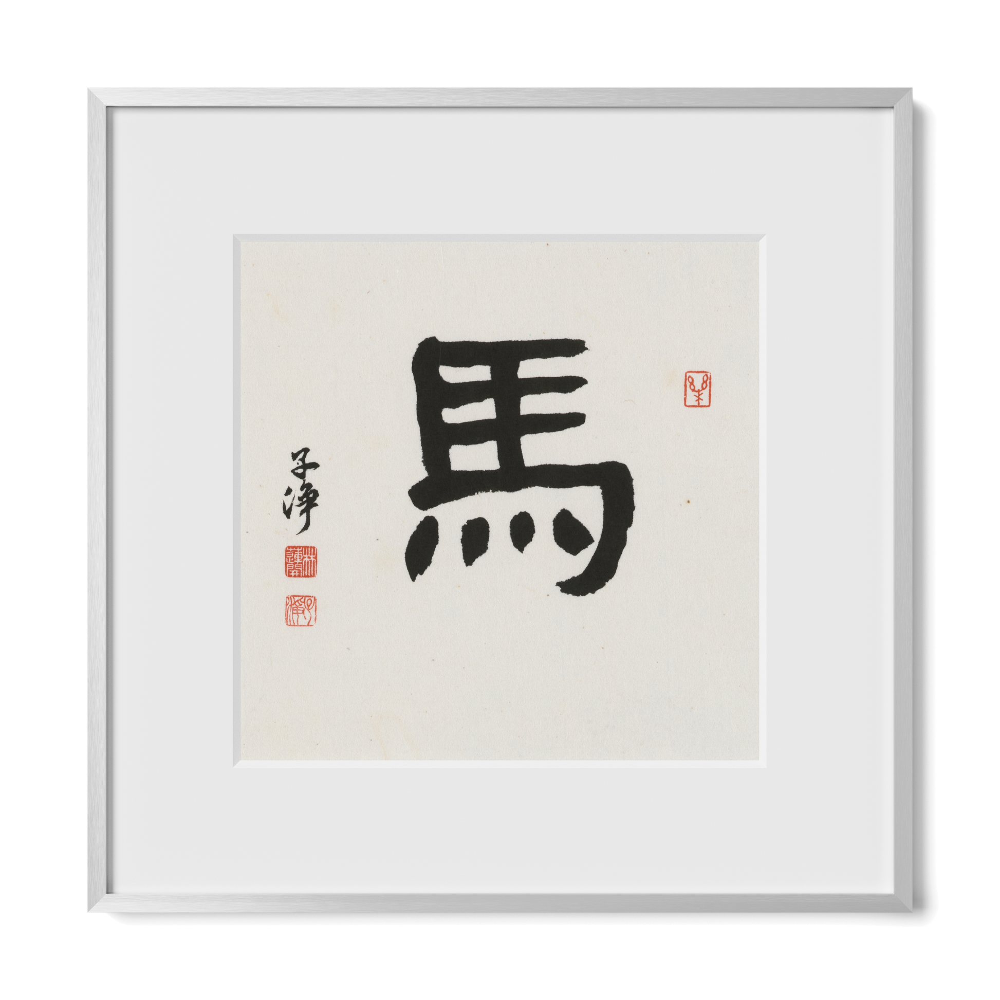 Thumbnail Label: 12X12" Silver Premium Metal | Gallery Source: Transparent