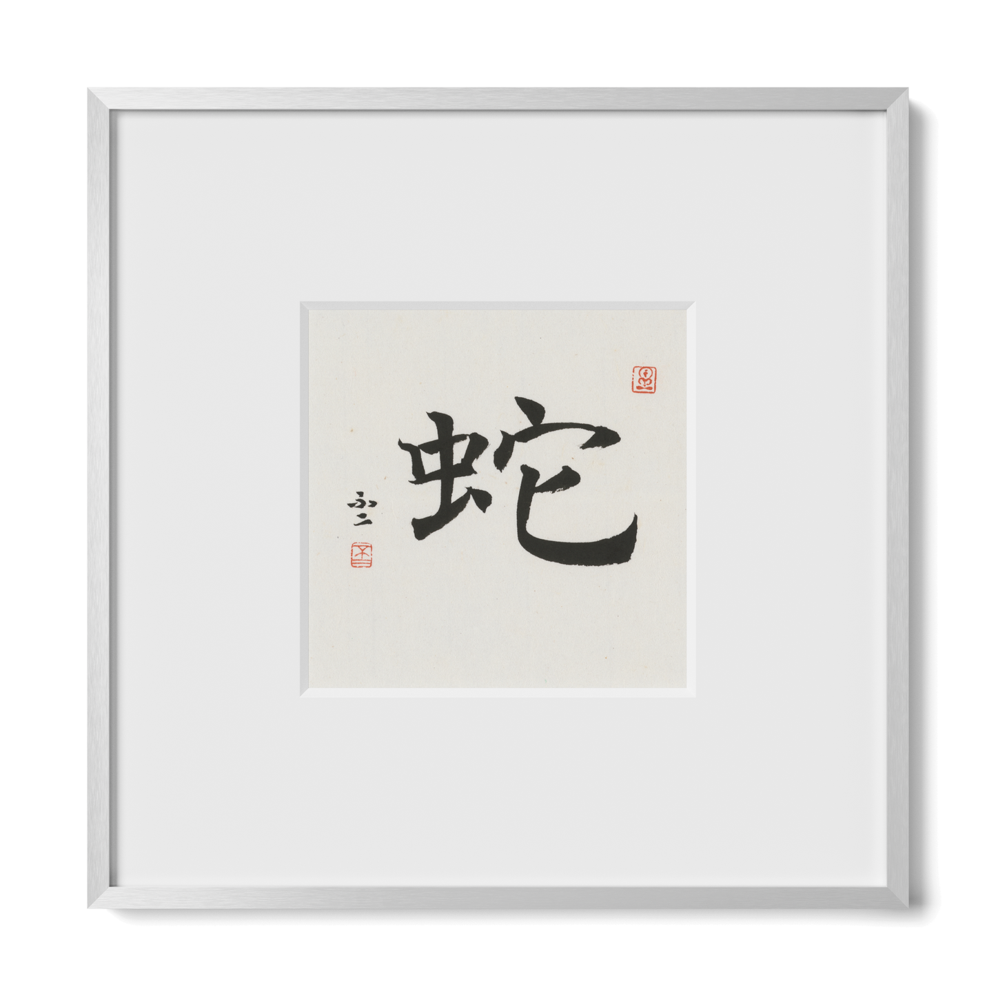 Thumbnail Label: 10X10" Silver Premium Metal | Gallery Source: Transparent