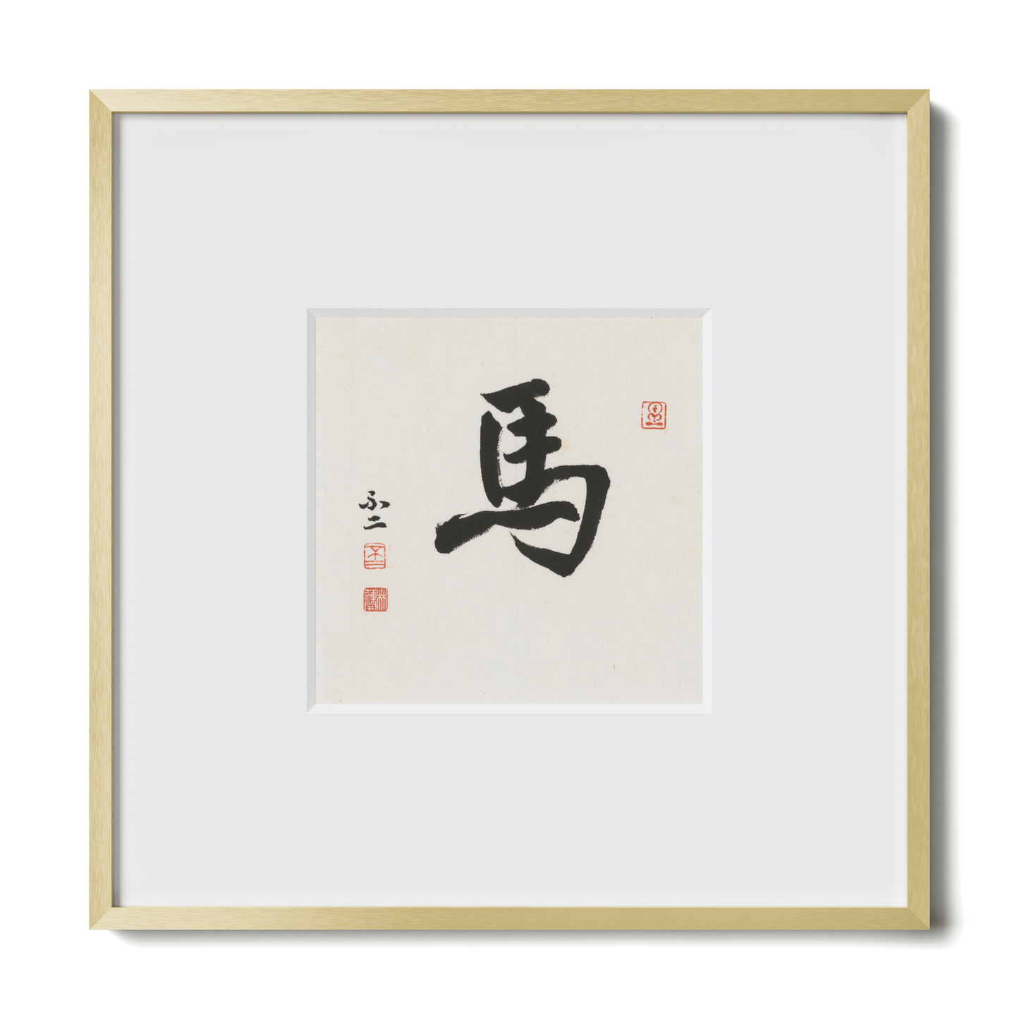 Thumbnail Label: 10X10" Gold Premium Metal | Gallery Source: Transparent
