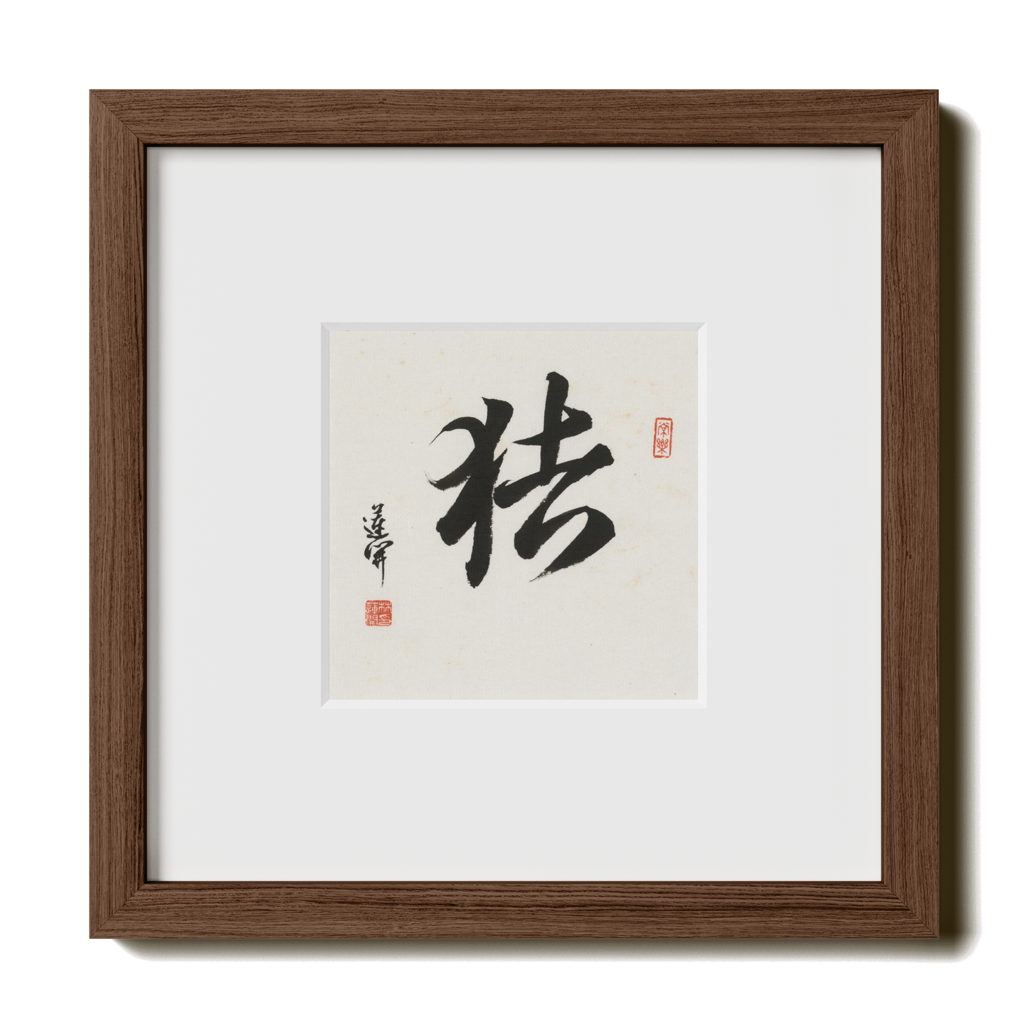 Thumbnail Label: 10X10" Walnut Premium Oak | Gallery Source: Transparent